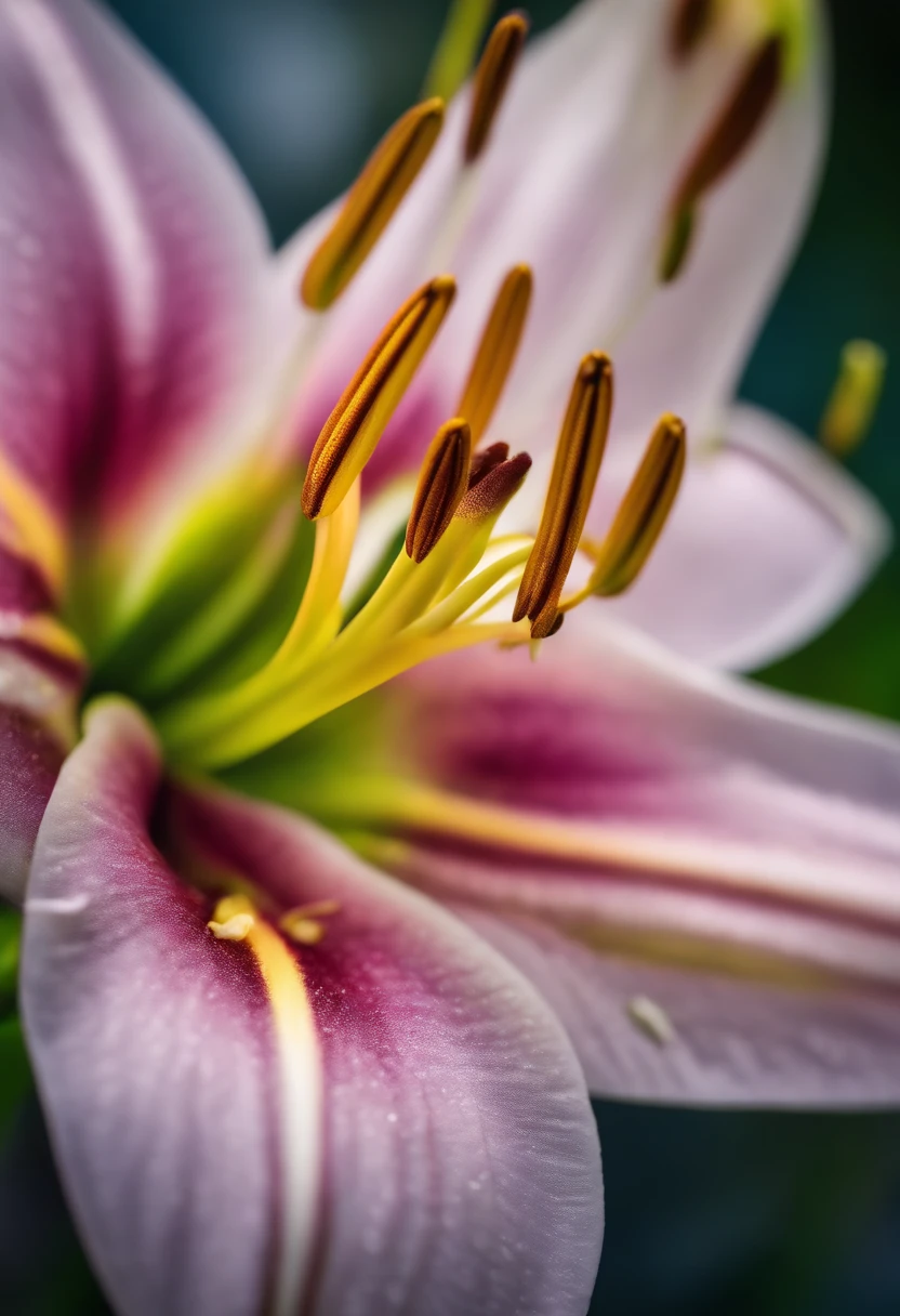 beautiful garden of lily, Miki Asai Macro photography, close-up, hyper detailed, trending on artstation, sharp focus, studio photo, intricate details, highly detailed, by greg rutkowski