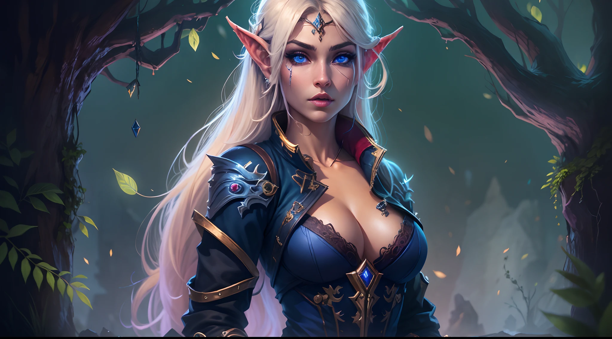 night elf,blood elf,assassin,healer,Teldrassil,blue eyes,warcraft,wow,fantasy world,dark shadows,beautiful glowing,female ,sexy,provocate