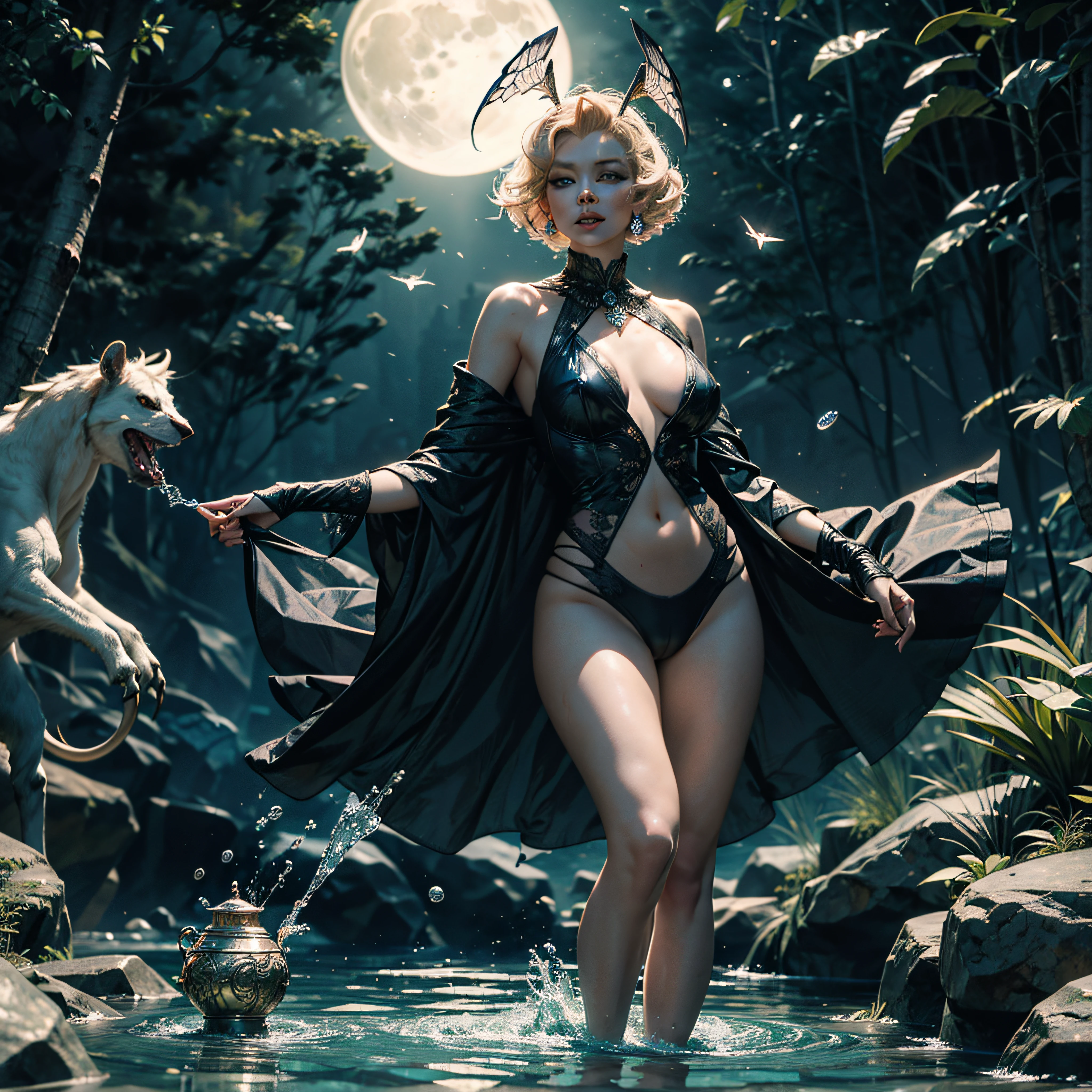 masterpiece Goddess Marilyn_Monroe Diva waitress matrix meticulously intricate ultra highres Pro-photo-realistic reflection optimal ultra_sharpness focus perfection accurate volumetric Lightning contrast front_sunlight backlight global illumination cgi vfx sfx reflex ultra high-definition ultra high-detail Octane_rendered extreme improved graduated UHD XT3 64K 32K 16K 8K DSLR HDR UnrealEngine5 romm rgb pbr 3dcg fxaa blu-ray colors-coded anti-aliasing fkaa txaa rtx ssao opengl-shaders glsl-shaders post-processing post-production cell-shading tone-mapping vivid red hairstyle Agate ornament diamond sunflower sports cap cow-boy hat athletic epic clean eyeliner cheekbone felt suave expressive effects embarrassed wet flirt sweat lazuli-droplet-of-water-drop-between-eyes Divine (bright eyes, bright eyes) beautiful eyes saturate black pupils brown irises turquoises sapphires pearls open mouth smile teeth (tongue droplet water) clavicles white jacket shirt bridaldress safran silk papillotes sleeves orange satin obi scarlet breasts huge side-boob spread sagging corsage yellow seams navel skirts wide fringes swinging spinel reveal diamond heart chastity-belt solid padlock indigo pubic pubic-hair silks snap_lock garters legs boots solid iron nickel cobalt luminescence depthfield Crystalline butterfly CGSCOSITY "Heavy Metal" sceptre invokes magic monarch fleuraison monster milkweed monstrous viceroy fire-breathing creature sundrop fountain water drop of water Drink "Beer-Buck" beer broues slide mirror onyx summon Queen Bee wings transparent ruby occult headgear flash Disco-Ball Earth hearth blooms Tourmaline lantern-paper dramatic crystal background water-dancing Pool marbles paddling opal "Water Falls" equirectangular_360 population deep path glass strange Obscurside outdoor darkness full moon glow Chaos dark night hole cathedral crux anks Tattoo Bruce_Weber sex Females naked Koos_Roos nsfw varies multi etc.