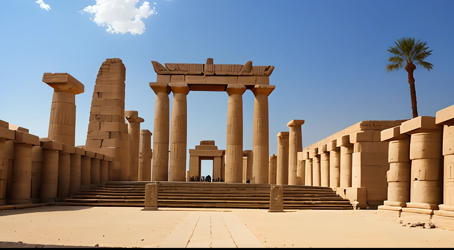 ancient egypt with advanced technology