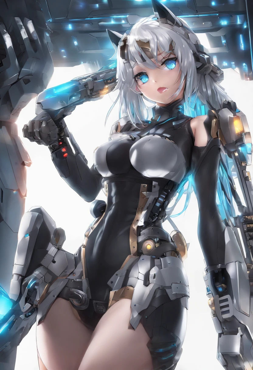 pov, furry female, white skin, with long hair, blue eyes, large breasts, silver and gold skin-tight suit dress, cleavage, bare shoulders, skirt slit, lace pattern thighhigh, (nice angle, looking up, blush, shy, half undress, cleavage, navel, lying, bed sheets, pillow, extreme effect, miracle effect), (8k, background, outdoors, scenery), huge breast, nipples, vagina, dragon, scalie bodym wings, horn