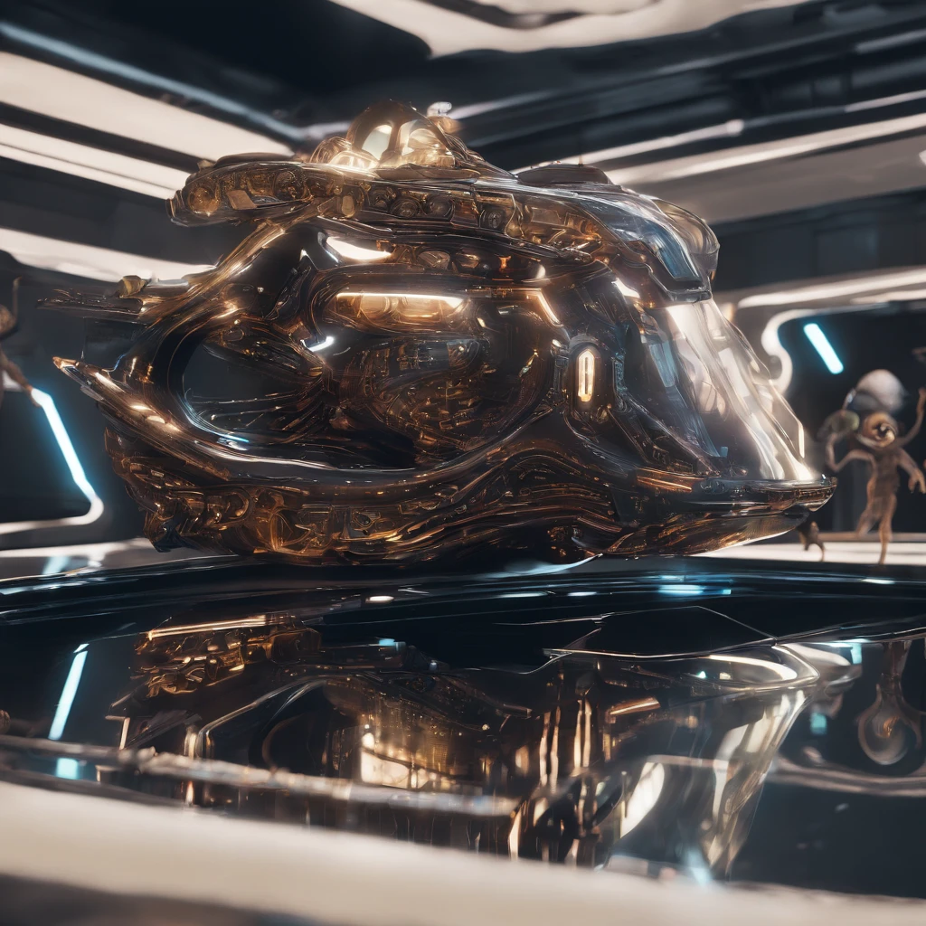 Surrealist mines,Stereo equidistance,starlights,dingdall effect,Light and shadow intensification,3D modeling,Four-dimensional model,Virtual Engine,rendering,Studio lighting,The light shines,fantasy atmosphere,vibrant with colors,8K,Surface reflected light