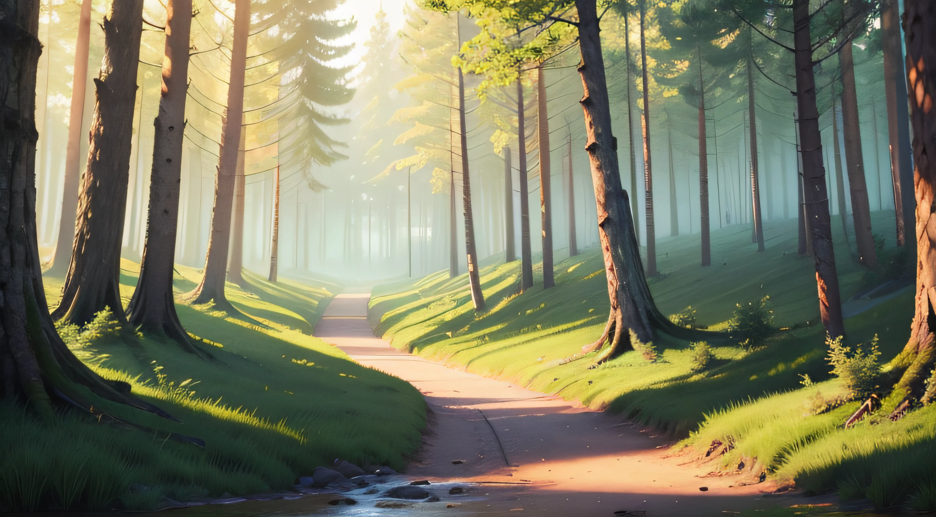 landscape of a forest