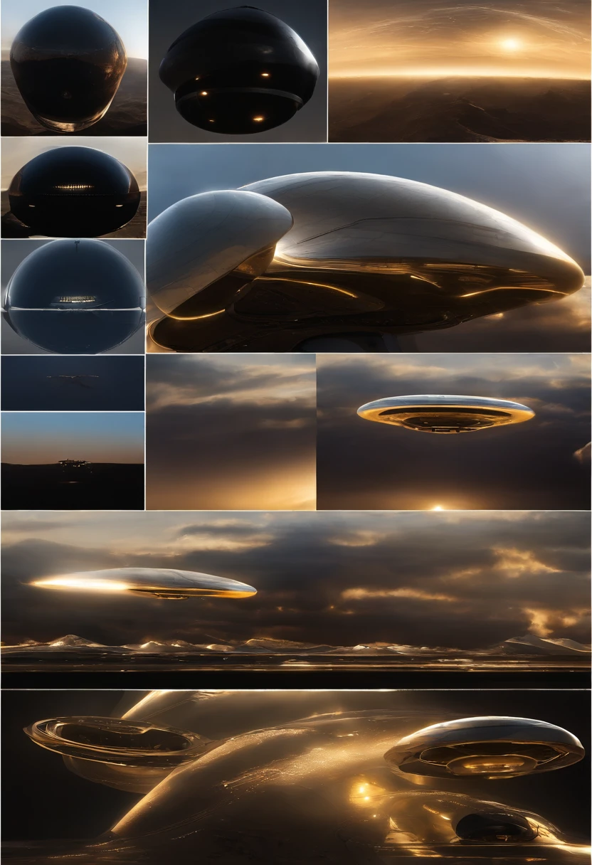 Huge 5 alien ships,Extreme light and shadow,(Ultimate texture1.5),Super light and shadow reflection,The details stand out,The golden light is dazzling,Full sci-fi feel,Extreme shadows,8K,Real Nebula,Photographed by the Webb telescope,(A very different style from netmaps1.3)(Spaceships are extremely strangely shaped1.5)