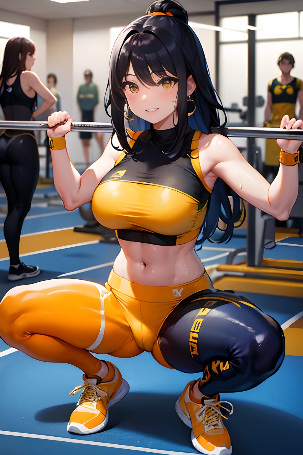 amarelo leggins