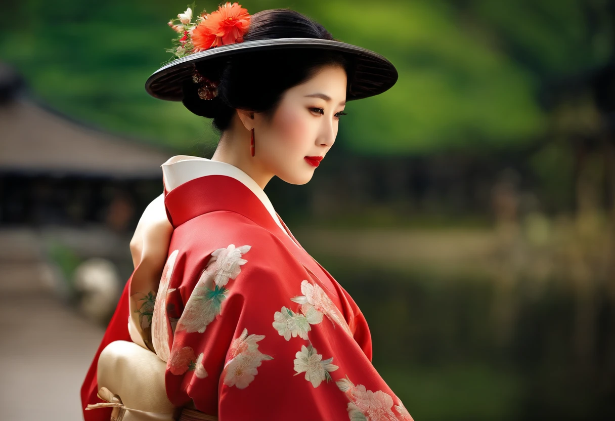 A Japanese Lady, Gorgeous, photorealistic beautiful.