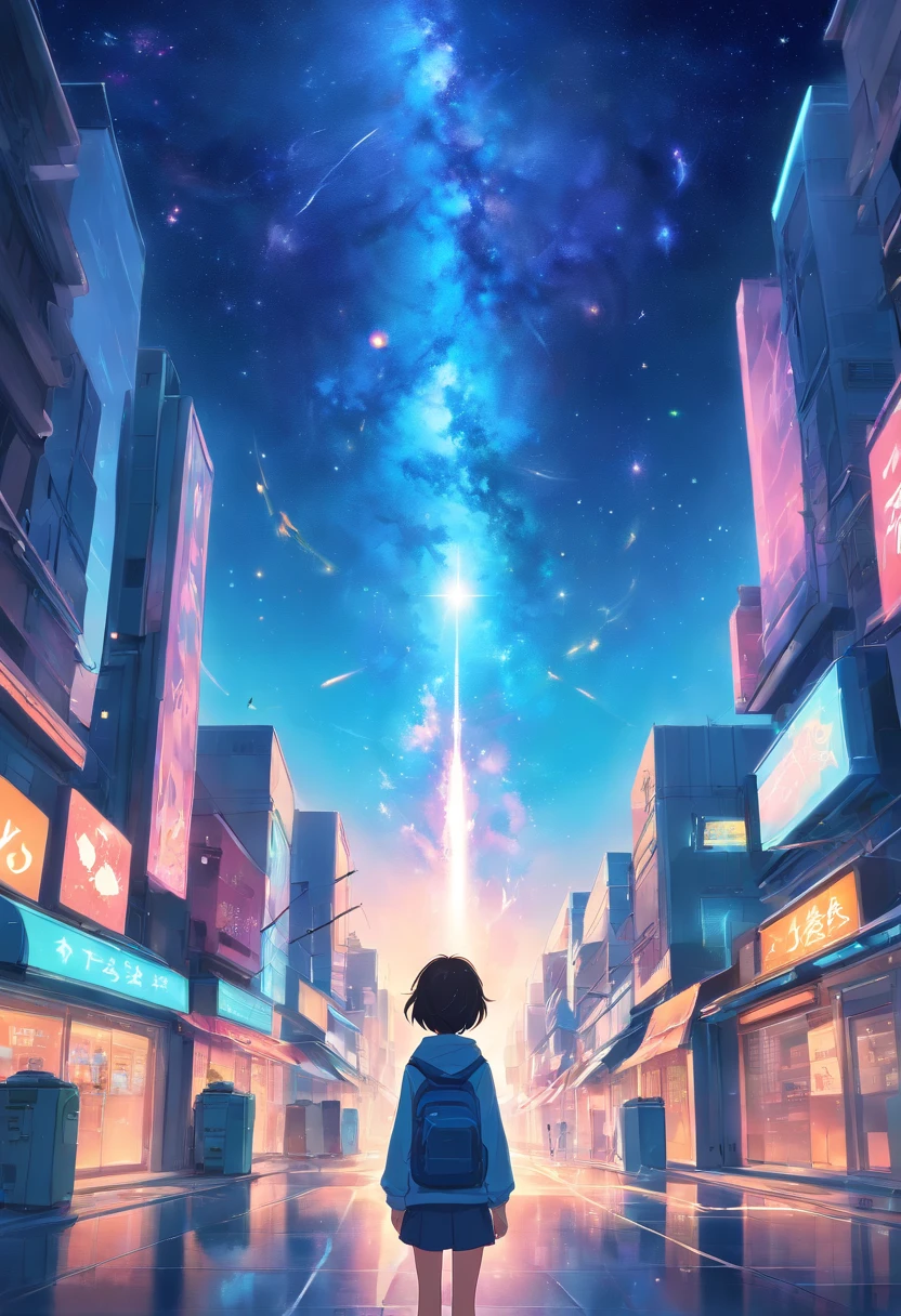 Galaxy Boy Back Dream Free Quiet Aesthetics,angelicales,divino,chaste,In front of the official screen