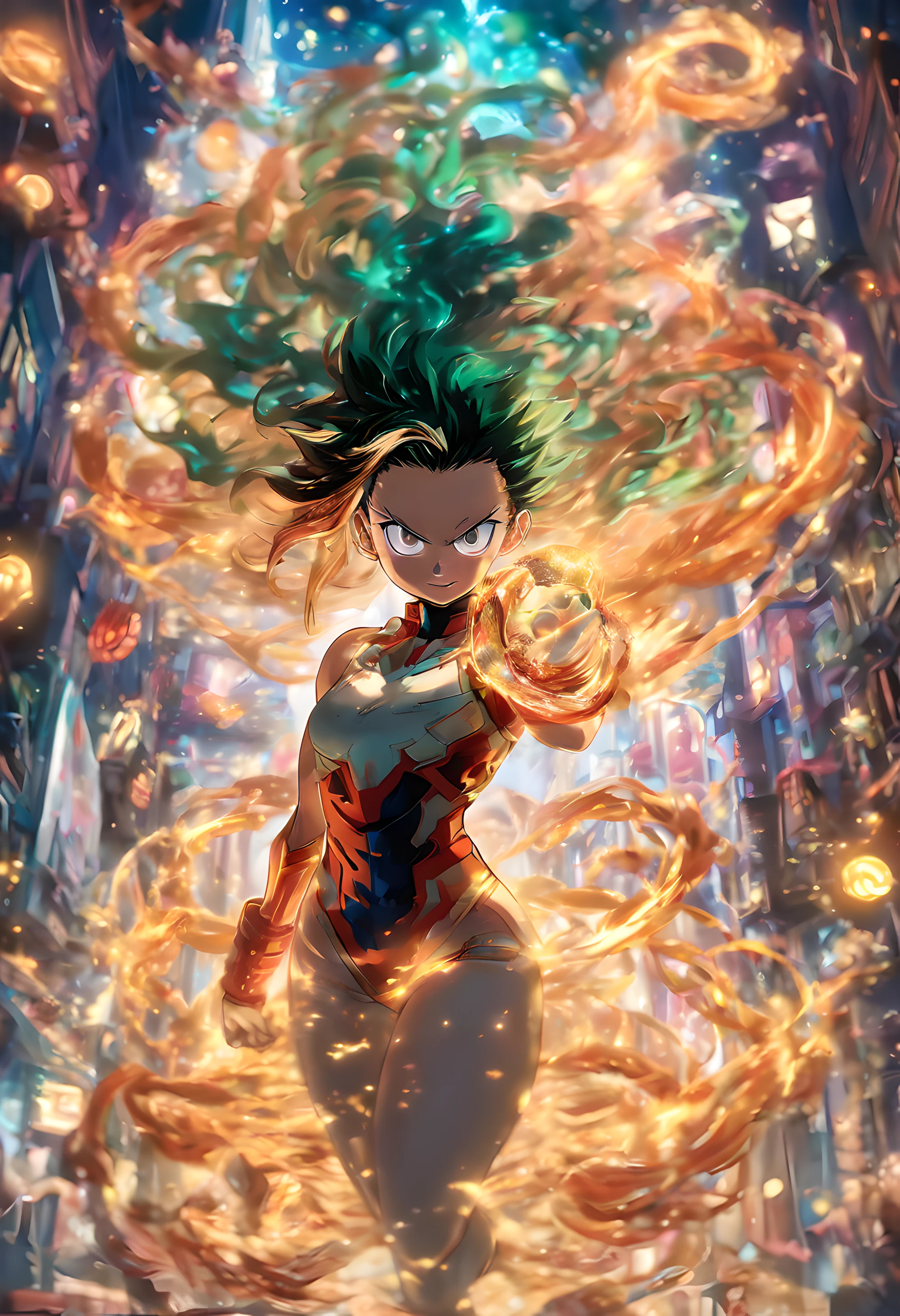 ((yaoyorozu momo, my hero academia), 1girl, solo, standing majestically, surrounded by intricate machinery, wearing an elegant dress made of flowing fabric, confident expression, mesmerizing eyes, long flowing hair, surrounded by floating objects and tools, filled with vibrant colors, magical atmosphere, exquisite details to showcase her abilities and craftsmanship, capturing her essence as a talented and empowered individual. (best quality, ultra-detailed, realistic:1.37), art nouveau style, warm and rich color palette, soft and ethereal lighting, ((partially naked, sexual pose, ass, nsfw))