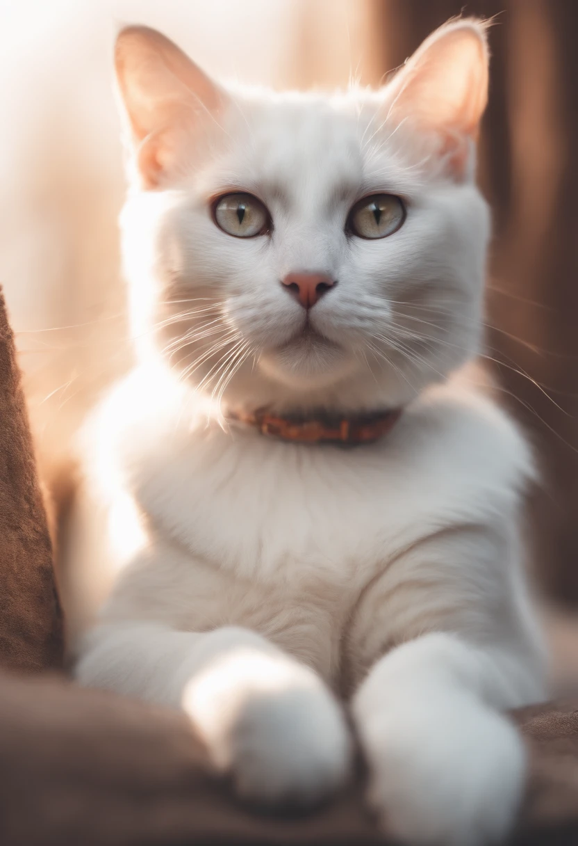 catss, hight resolution, Flat Avatar, white backgrounid, simple background,