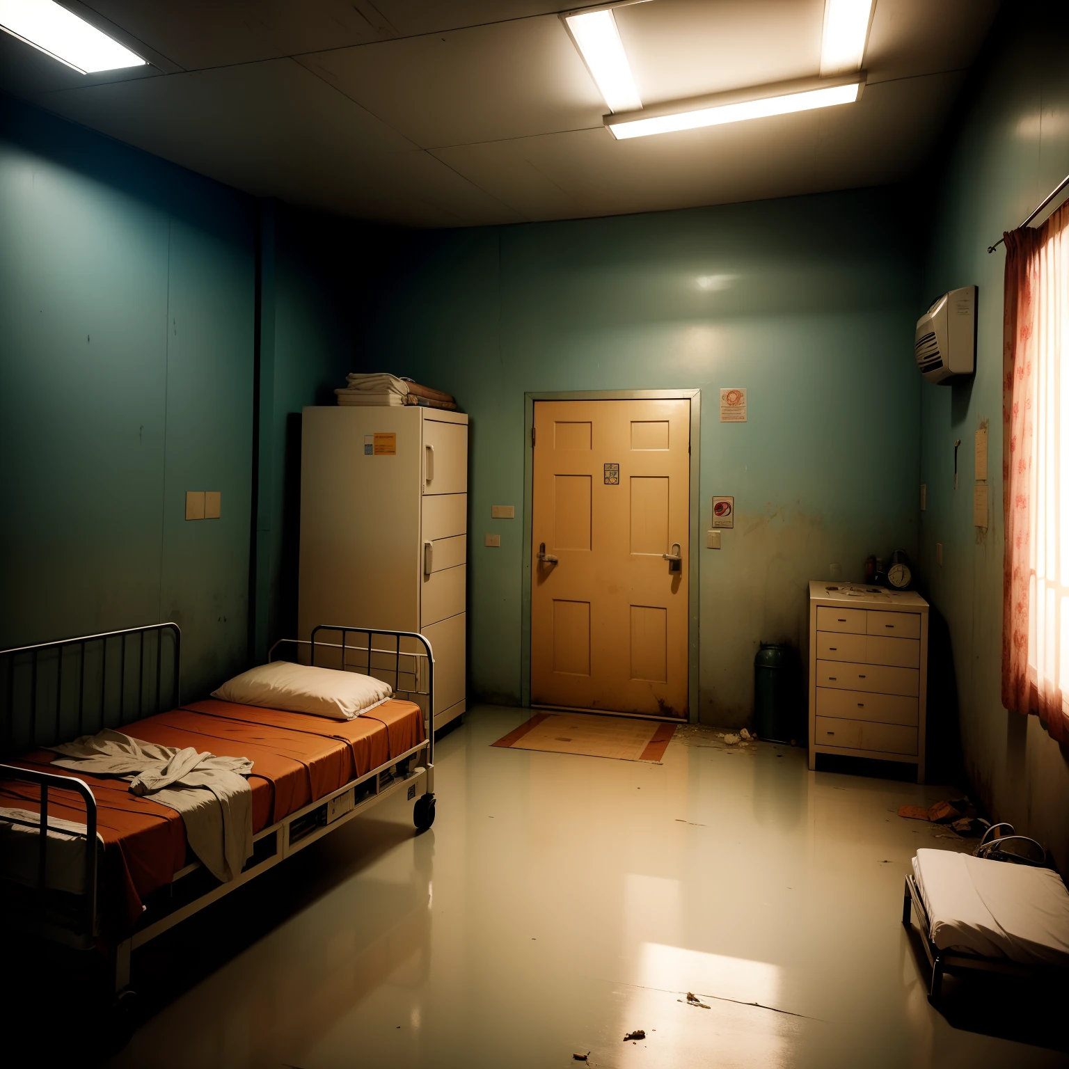 Makima, do homem da motosserra, medical psychiatry ,jaleco, quarto de hospital, Post Apocalyptic Scenario