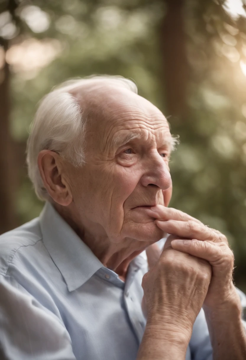 sneeze of a 90 year old man