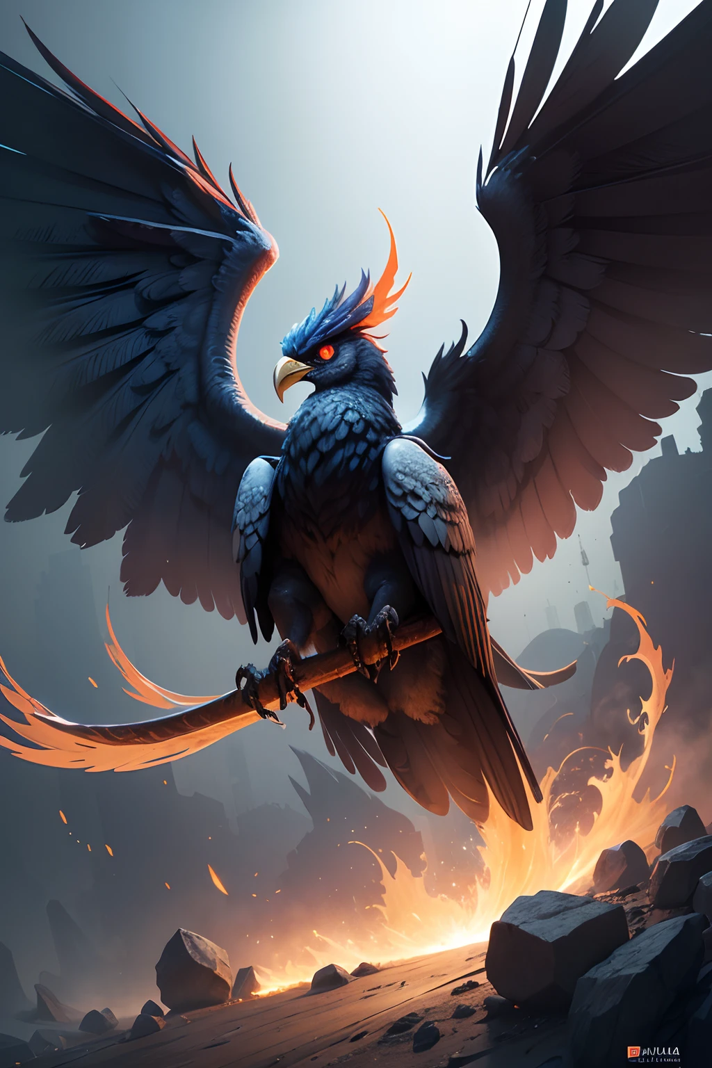 criar logo para empresa lootus com uma fenix e simbolo do infinito, muita qualidade