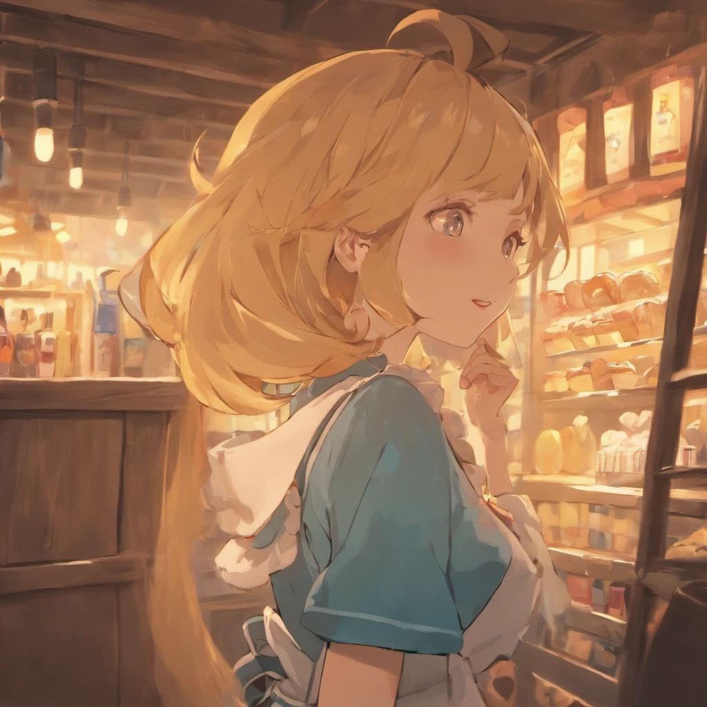 house wife、a smile、 ::Style Pixar Cartoons