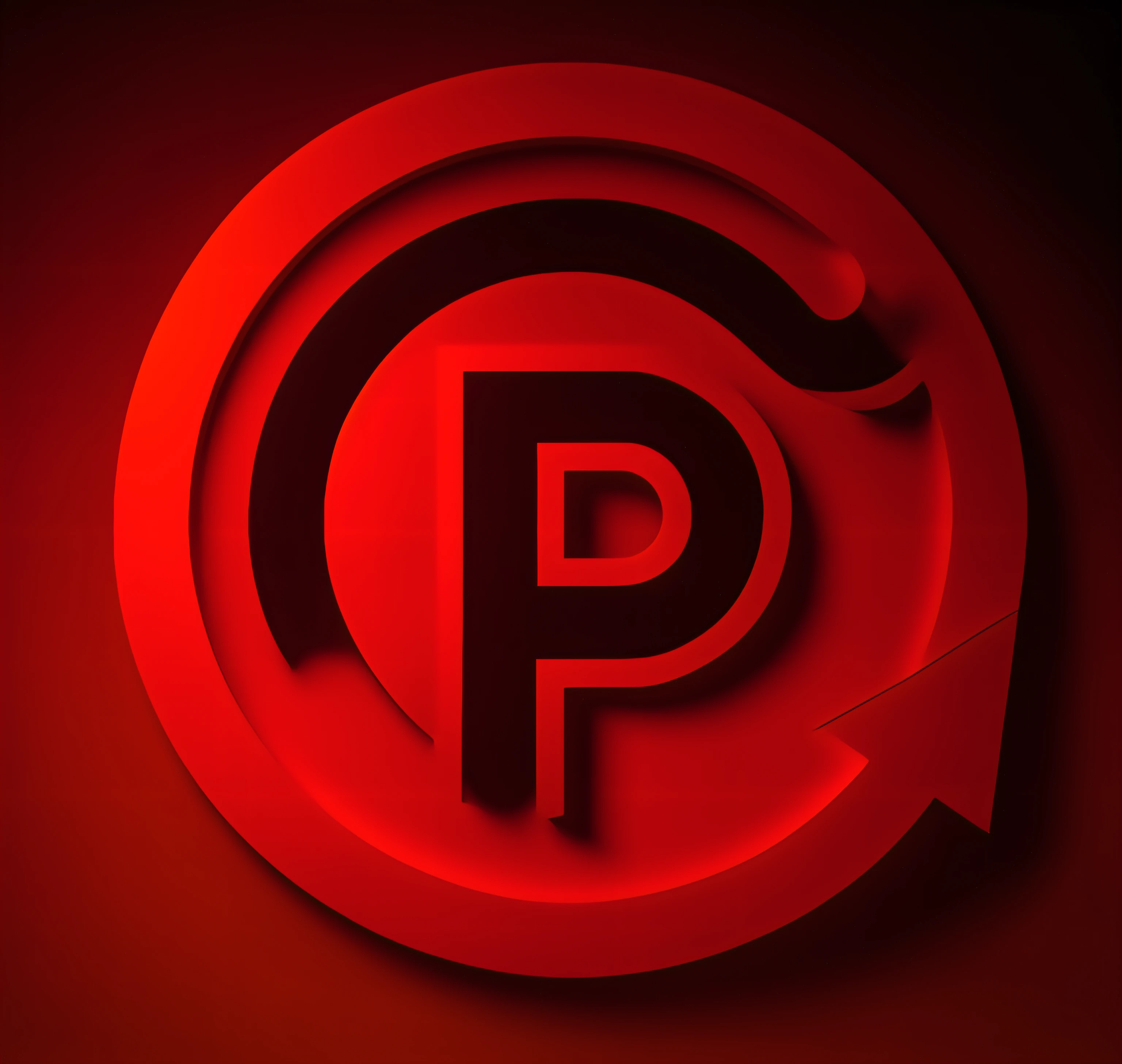 um close up de um logotipo vermelho com amarelo com uma seta, imagem de perfil, foto do perfil, foto de perfil, foto de perfil, criptopunk, Cyberpunc, Realista, propaganda logo, imagem do avatar, trending on patreon, Cedric Payravernay, pixelperfeito, Paulo Pepera, 1 imagem petapixel, patreon content, Patreon, Circle pit, captura de tela detalhada