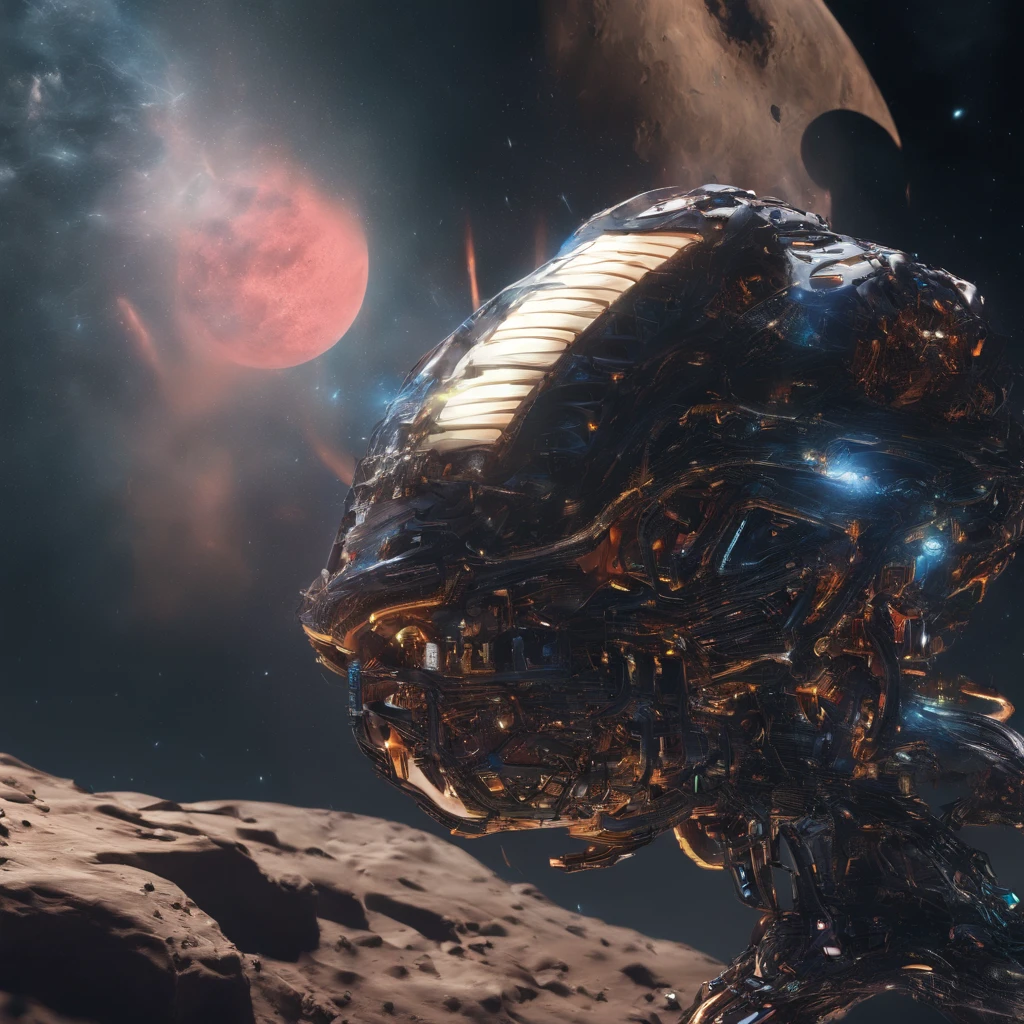 Lunar soil 32K(tmasterpiece,k hd,hyper HD,32K)Subconscious mines,Stereo equidistance,starlights,Dingdall effect,Light and shadow intensification,3D modeling,Four-dimensional model,Hyper-realistic engine,rendering,Studio lighting,The light shines,Fantasy atmosphere,vibrant with colors,8K,Surface reflected light