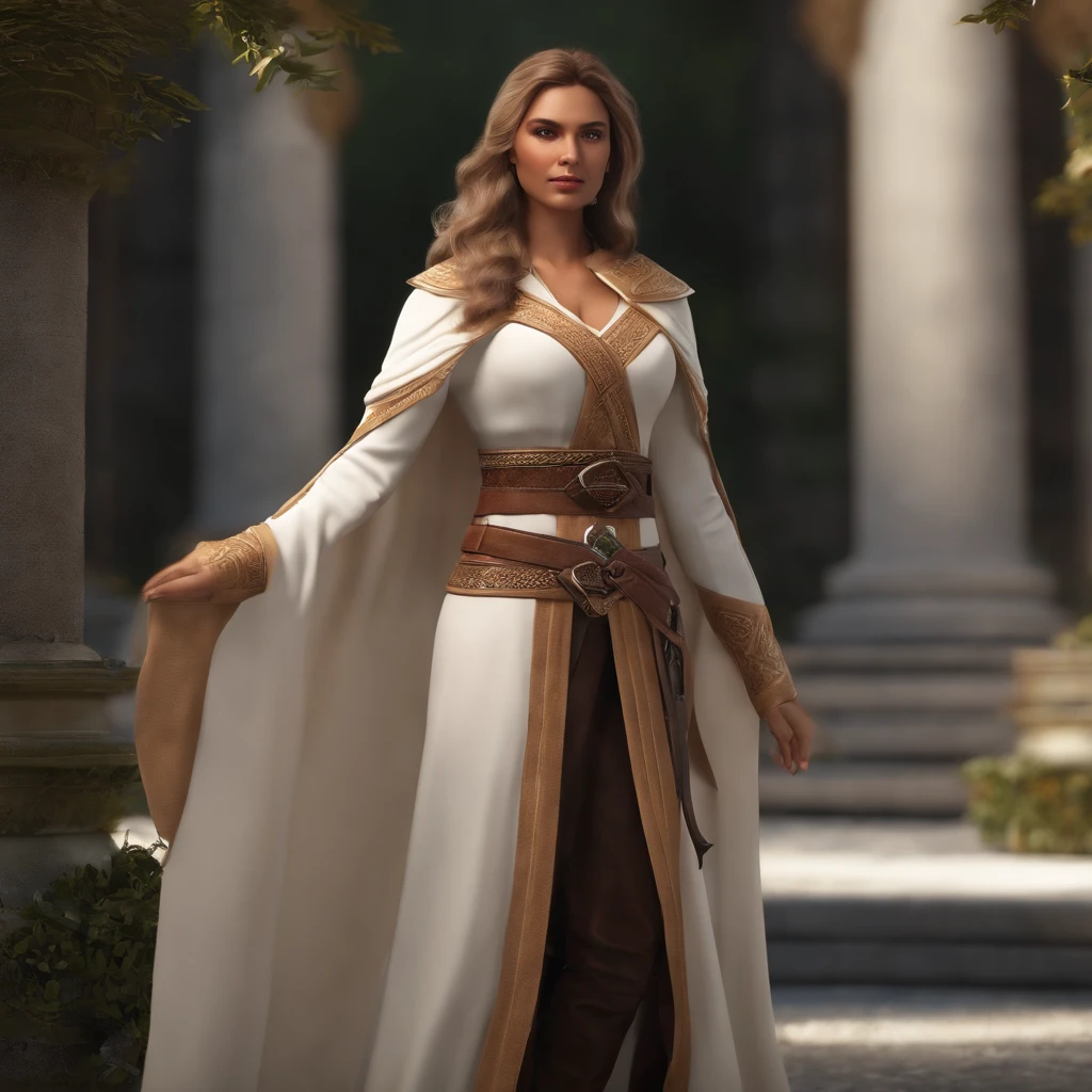 3 d model，Caramel macchiato， arma， The sword， halter， holdingweapon， 32K, Linen cloak, Top quality, Masterpiece:Faust，,1 child， long whitr hair， ​​clouds， On your stomach， （tmasterpiece，k hd，hyper HD，16k）,clutching a sword， buliding， Reflectors， bloods， Eastern Asia， Weapon focus， Skysky， brunette color hair， knifes， trouser， firey， banya， The clothes ar， bandagens， sword sheath， Masks， 独奏，