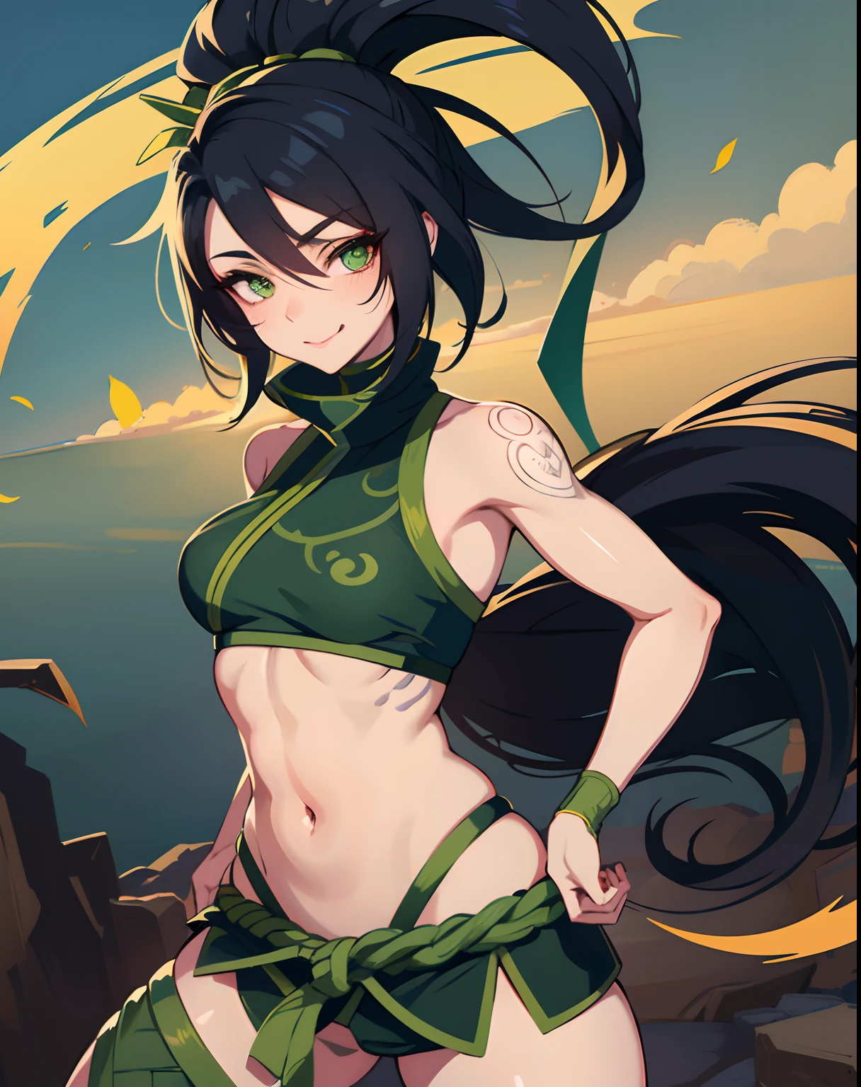 um peito exposto, 1 peito exposto, peitos pequenos, Roupas ninja, Akali, Akali League of Legends, Akali mask, peitos pequenos, Bukkake, Parcialidade Apertada, tiny tits, small tits, up skirt