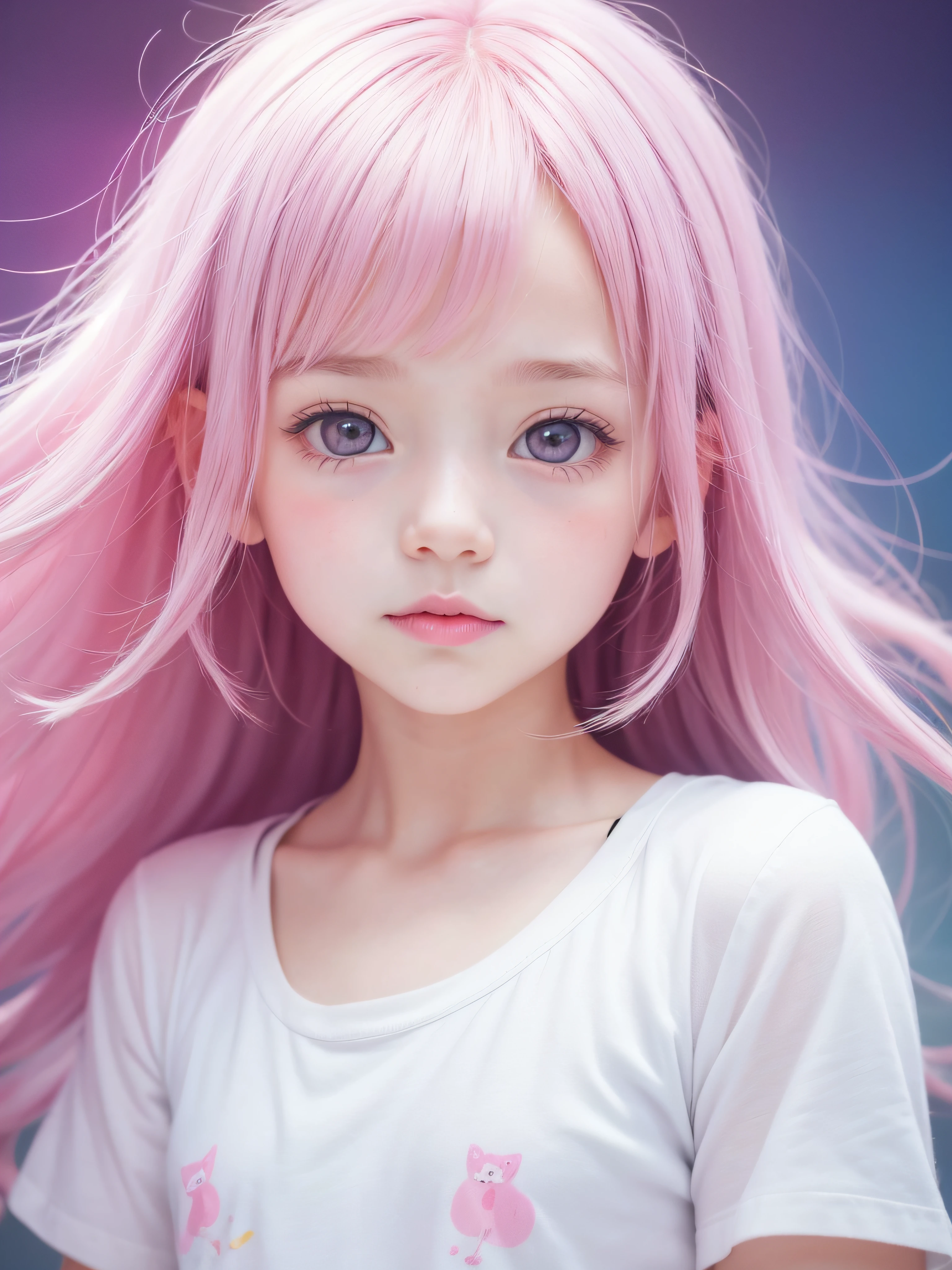 a cute , pink lips, wearing a bright white shirt, in the style of the soft aurorapunk color palette, an anime illustration of her face, animated gifs, hand-drawn animation, charming sketches, soft and bright, hazy romanticism, superplane style, white--air background 1:1--niji 5--expressive style