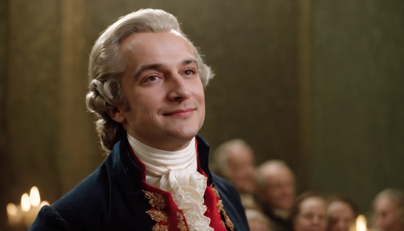 mozart riendo