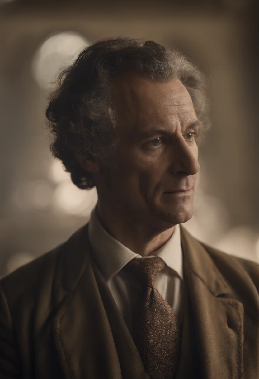 I need an ultra-realistic high-definition image of physicist Isaac Newton