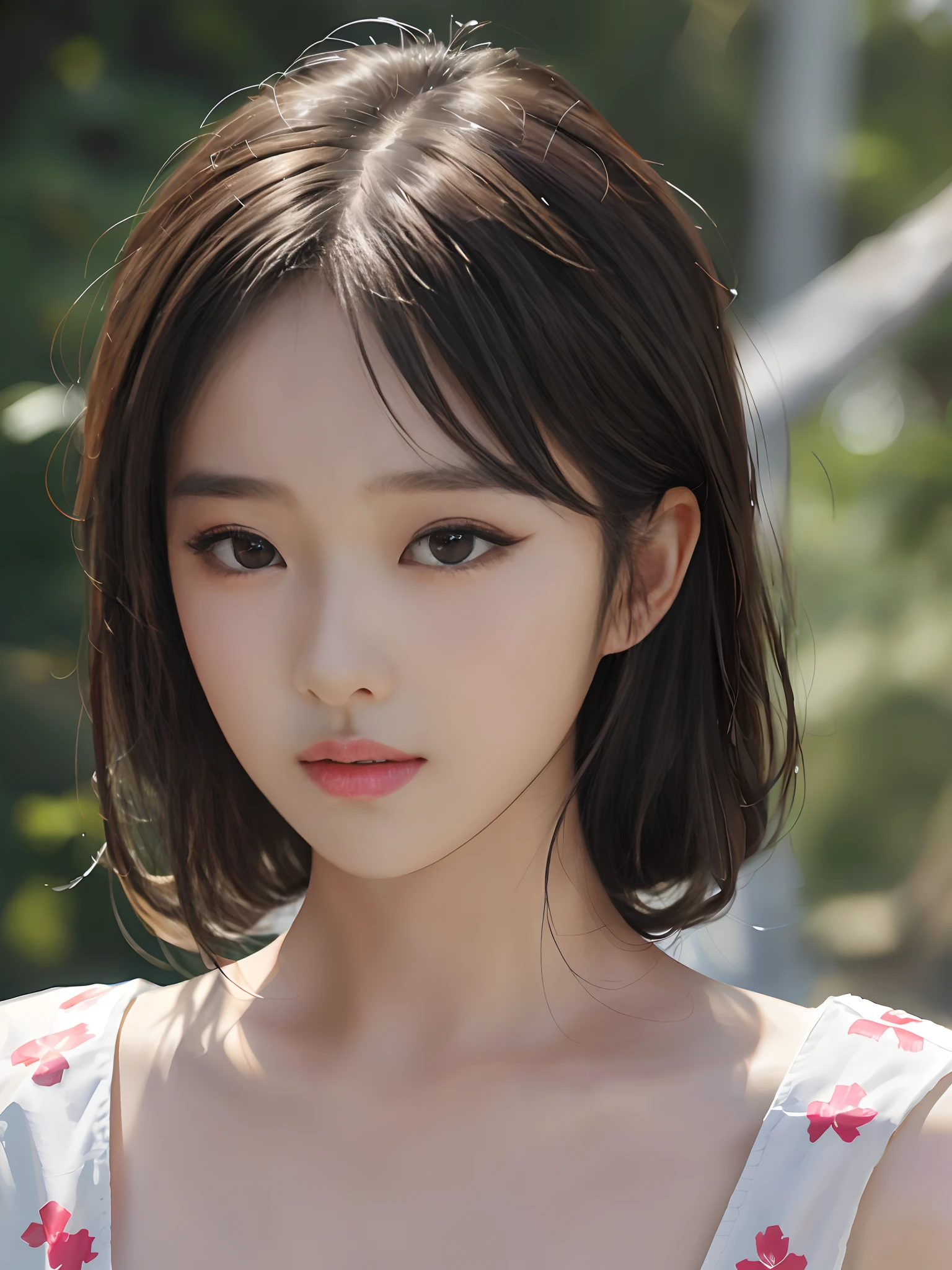 Clear hair,Close-up by Liu Yifei