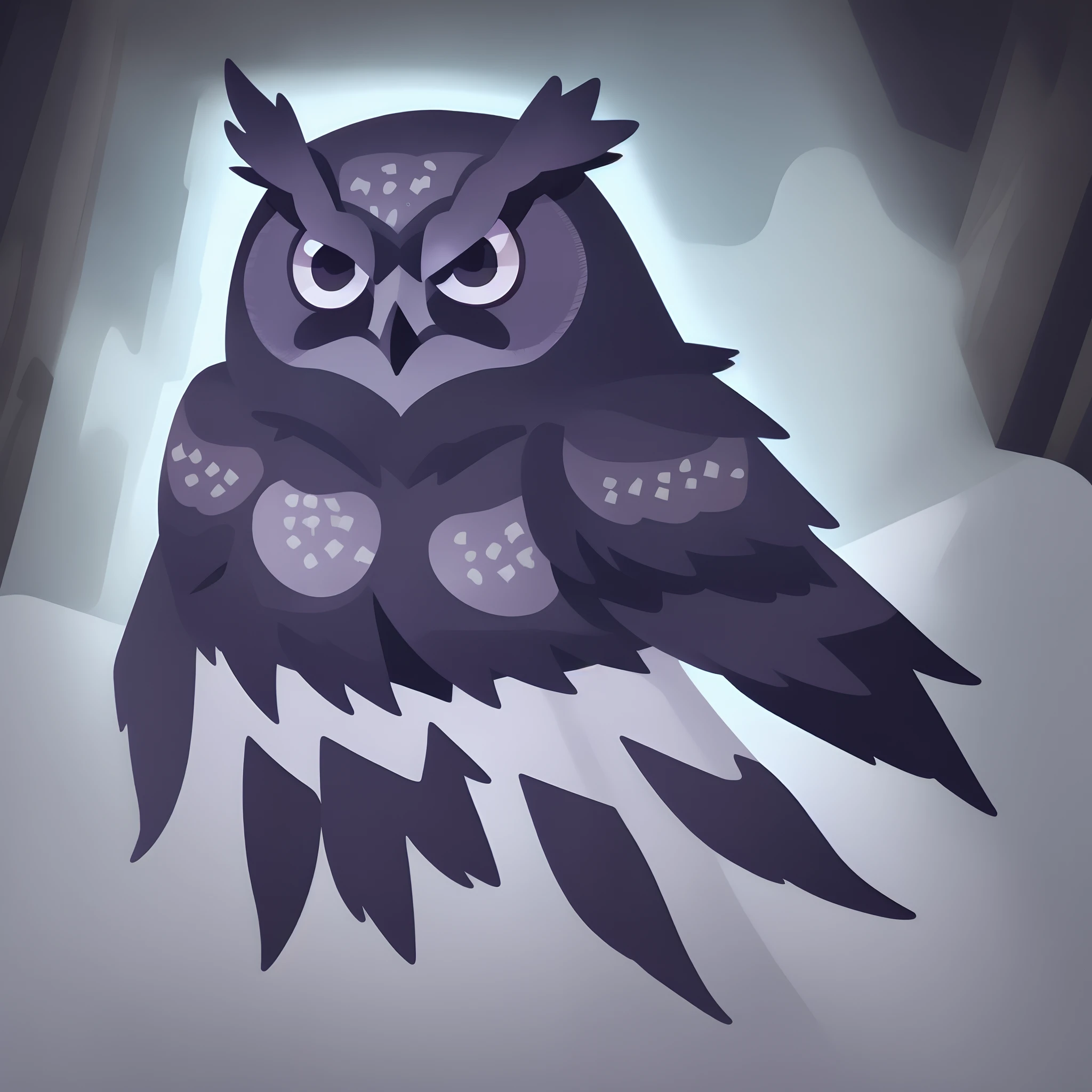black ghost owl