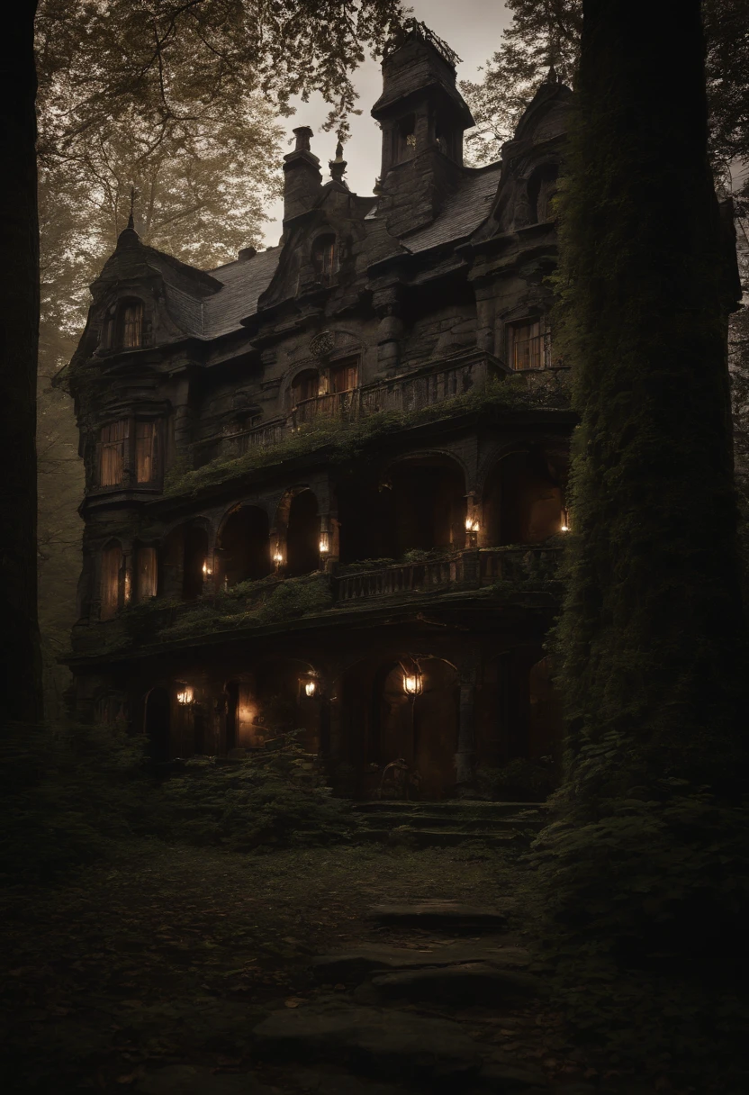 In the heart of the ancient forest, a forsaken mansion stands, shrouded in darkness and secrets. You, a fearless explorer, venture into the depths of this eerie abode, armed with only a flickering lantern and your unwavering determination. Little do you know, lurking within the shadows, a malevolent entity awaits, a tall, muscular figure cloaked in a tenebrous robe. His skin, a haunting shade of tawny, exudes an aura both terrifying and mystifying. Capture the spine-chilling encounter with this enigmatic being in your next horrifying YouTube video.