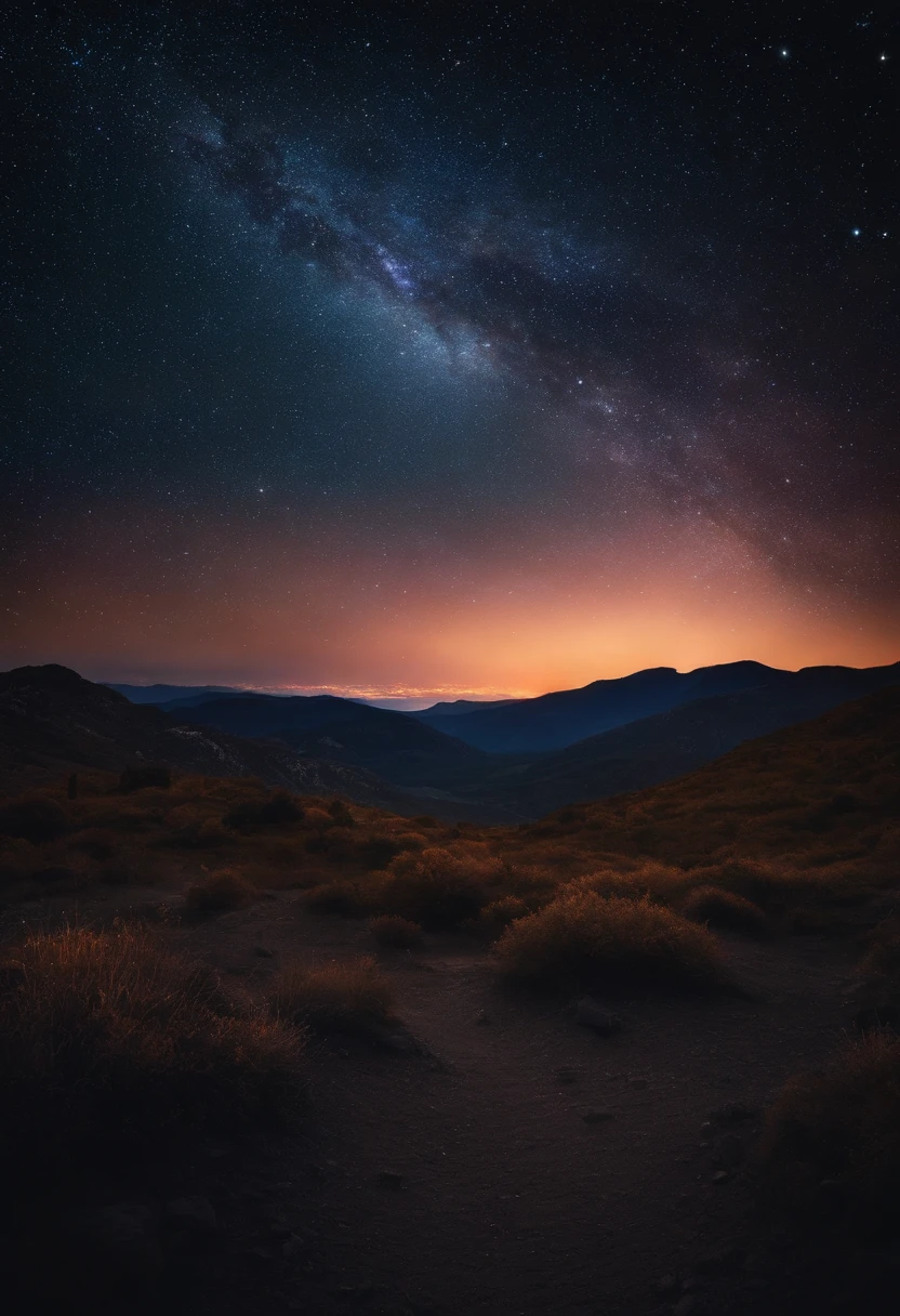 Background with night sky, estrelas, abstrato