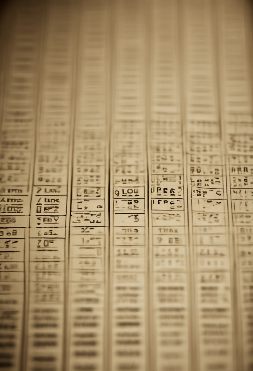 punch cards issued by old computers