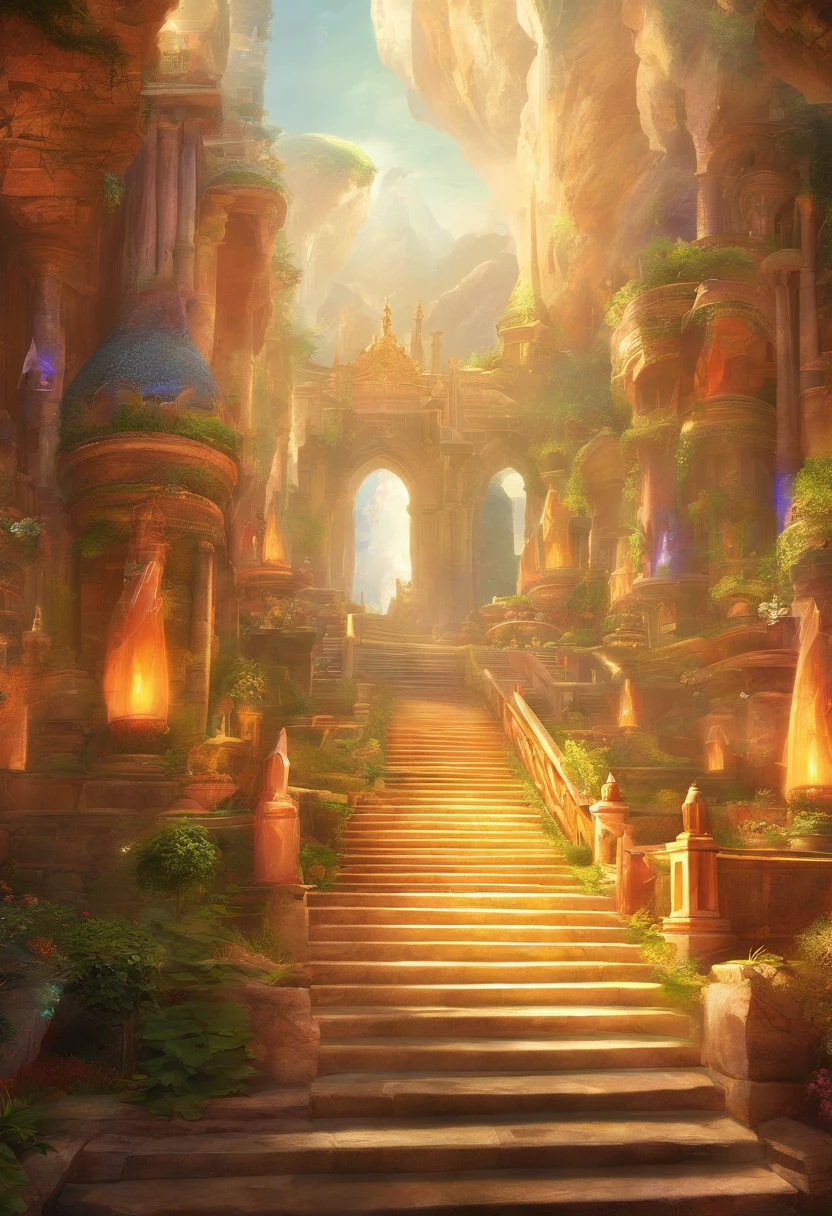 Sidon style, City of Progress, futuristic city, utopian world, brilliant gorgeous colors, thriving buildings, high-end clothing and architectural designs, luxurious buildings, utopian future, high detail, HDR, perfect, stunning progressive architecture, flawless world, reflective surfaces, subsurface scattering, flawless buildings, beyond imagination, 8K, global lighting, wide angle, divine rays, dream world