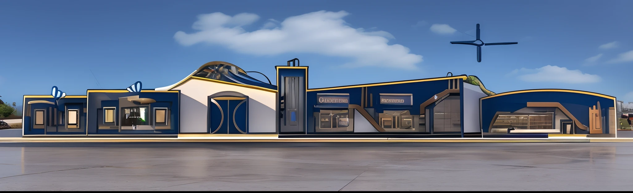 Create a realistic and highly realistic representation of a store in a modern glass format , Located in the city center. The picture should be very detailed and sharp, 1080p or up to 16k, Make sure you capture every detail realistically. The goal is to capture the essence of the brand and urban architecture in a stunning way digitally