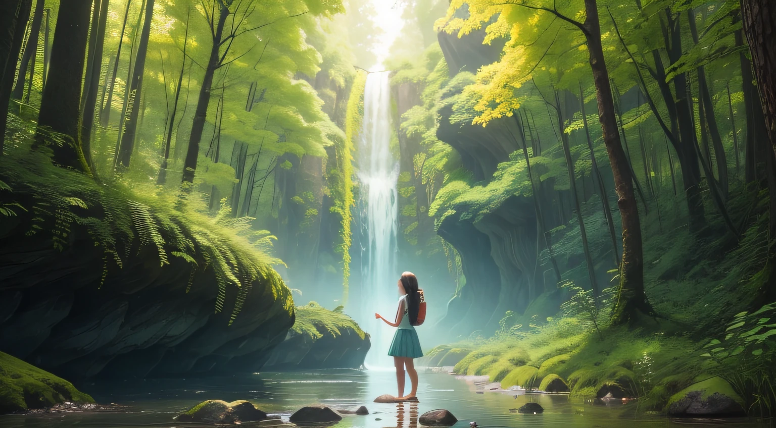 emily experiences enchanting moments while exploring the wonders of nature. (best quality, 4k:1.2) --auto