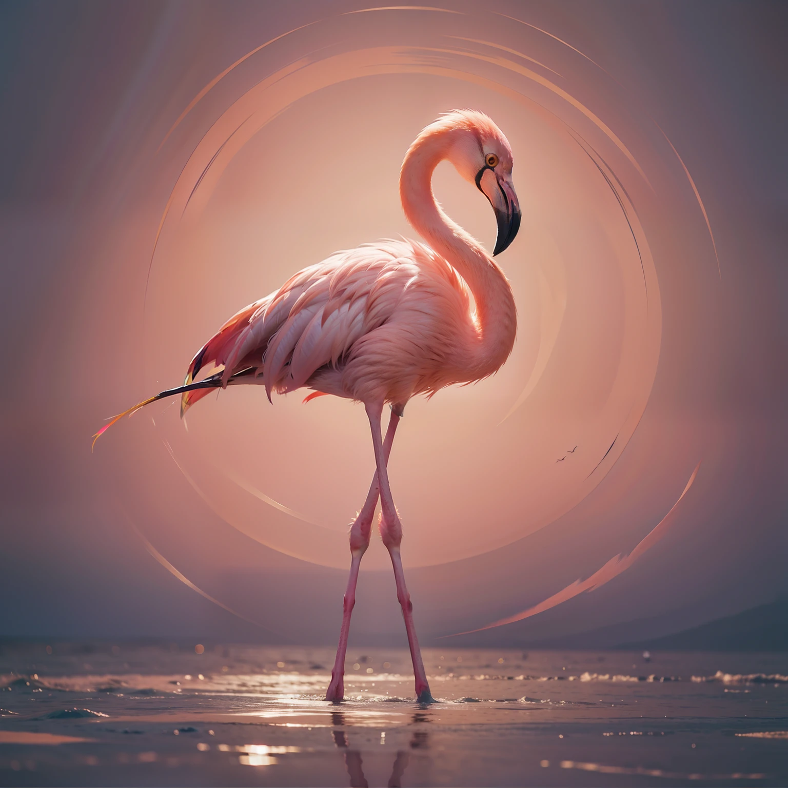 1 flamingo