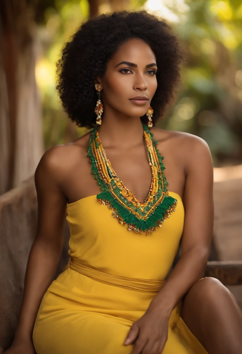A Brazilian mulata woman is someone with a rich ethnic heritage, often featuring a combination of African and European ancestry, with a range of skin tones and a vibrant culture that celebrates Brazil's racial and ethnic diversity.