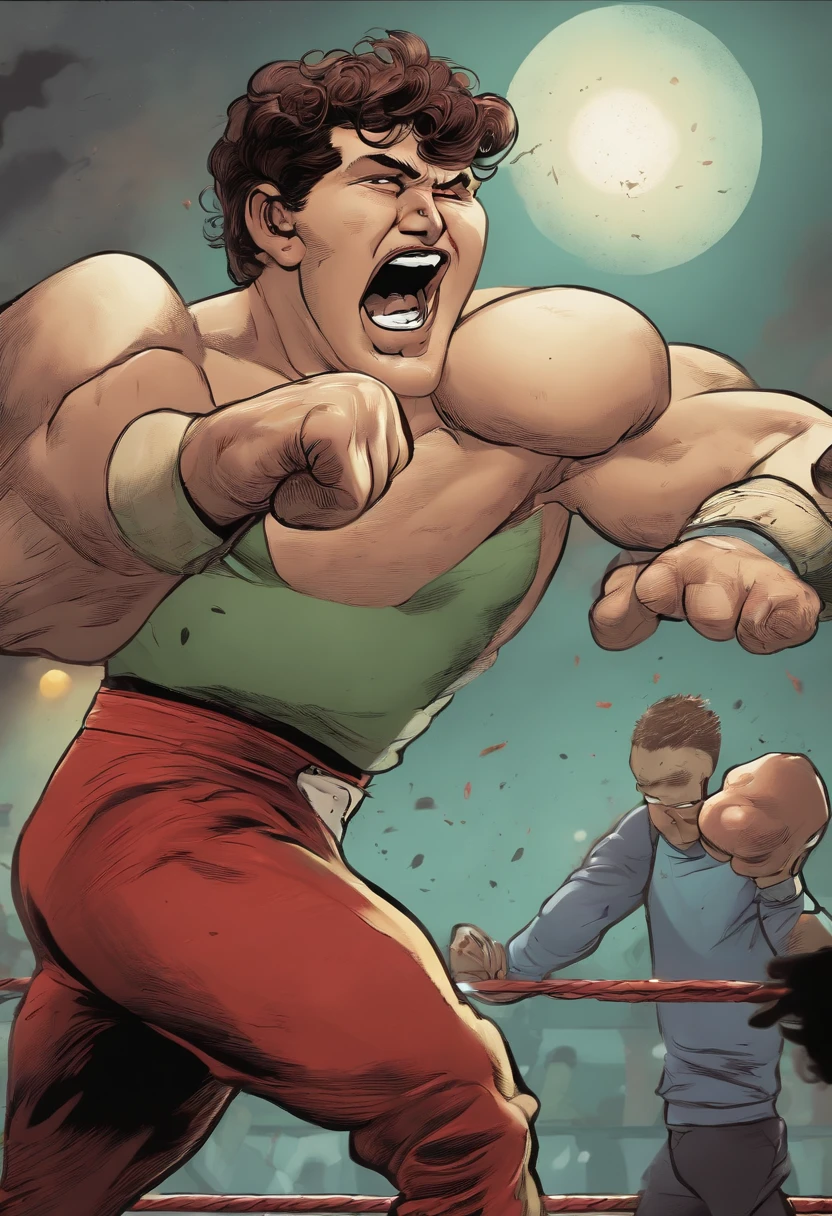 wimpy guy getting punched in the face