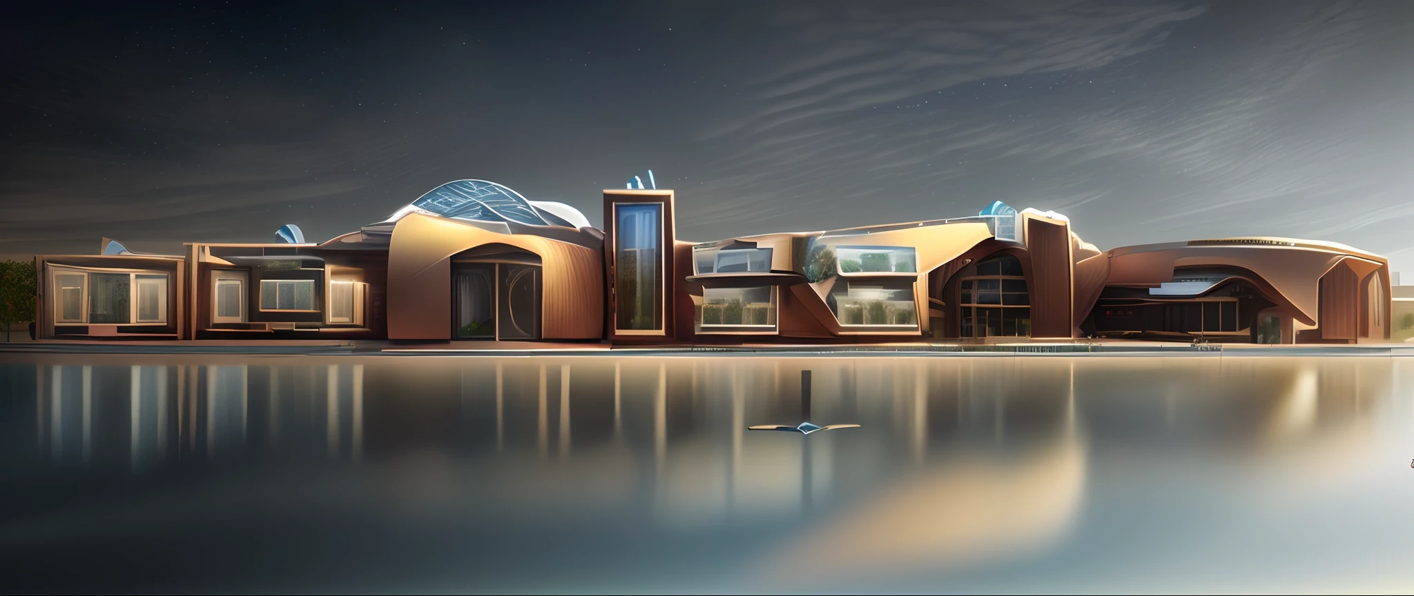 Mall Building , Beautiful modern building, Future buildings, Modern building in Dubai, Minute details about the building, Detailed interface interface , In the architectural style of Zaha Hadid, In the style of Zaha Hadid, Concept diagram, Norman Foster style, Concept Drawing, Inspired by Zaha Hadid, Architectural concept, In the background is a clear sky