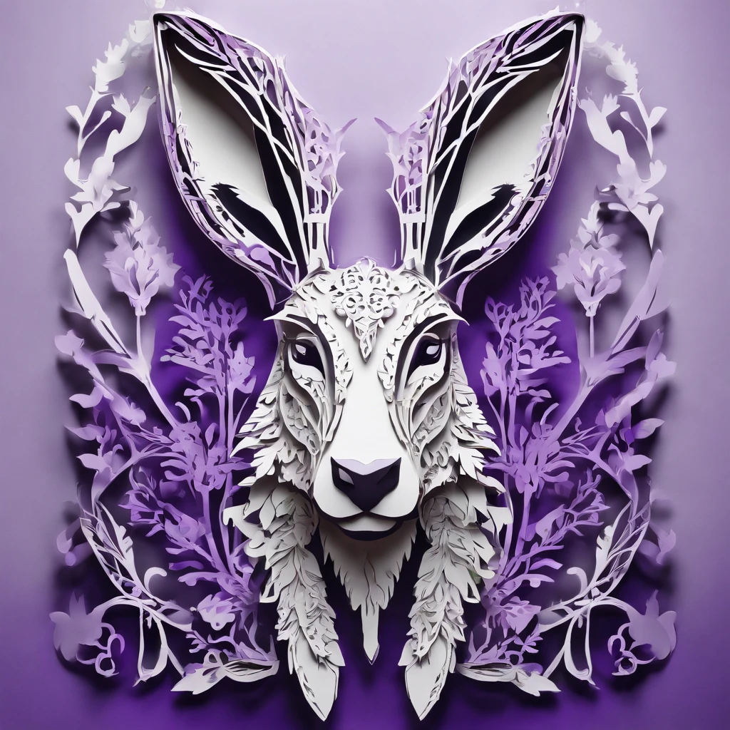 Knight Jackalope, short purple hair, jackalope antlers, dark armor(masterpiece, best quality)