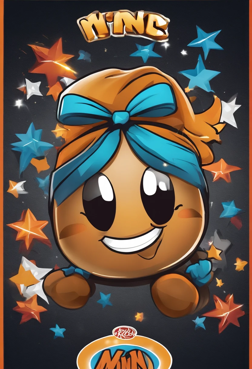 Provide a detailed description of the 'MIND' brand mascot, which is a little star. It's a friendly and full-of-personality star, with unique and memorable characteristics. The little star has a welcoming face with bright eyes that reflect creativity and originality. It's dressed in modern streetwear, including a cool jacket and a backward-facing cap, giving it a touch of urban style.
The star has a captivating smile that conveys confidence and attitude. In one hand, it holds a graffiti spray can, symbolizing artistic expression and urban culture. In the other hand, it holds a skateboard, representing a passion for fun and action.
The star is surrounded by elements that evoke a creative mind, such as pencils, paints, and artistic strokes. It embodies the epitome of originality and boldness, reflecting the values of the 'MIND' brand and its connection to streetwear fashion for young individuals. Describe all the details that make this little star a unique and memorable mascot for the brand.