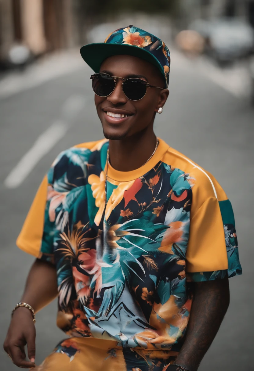 Create a detailed description of the brand mascot for 'MIND,' which is a star. This star is designed to be a charming and charismatic character that embodies the essence of the 'MIND' brand. The star has a friendly face with expressive eyes that radiate creativity and a sense of wonder. Its five points are stylized to resemble distinct aspects of streetwear fashion, with each point representing a unique element such as sneakers, hoodies, caps, sunglasses, and accessories.
The star's vibrant personality shines through its confident smile, which conveys a sense of self-assuredness and an inviting aura. It wears trendy urban clothing, including a stylish jacket adorned with graffiti-style patterns and a pair of sneakers with an edgy design. The star's arms are open wide, as if embracing the spirit of individuality and self-expression that the 'MIND' brand represents.
Around the star, there are subtle elements like spray cans, skateboard decks, and artistic symbols, emphasizing the brand's connection to urban culture and creativity. Describe the star mascot in intricate detail, highlighting its unique features and how it embodies the brand's identity in a fresh and appealing way.