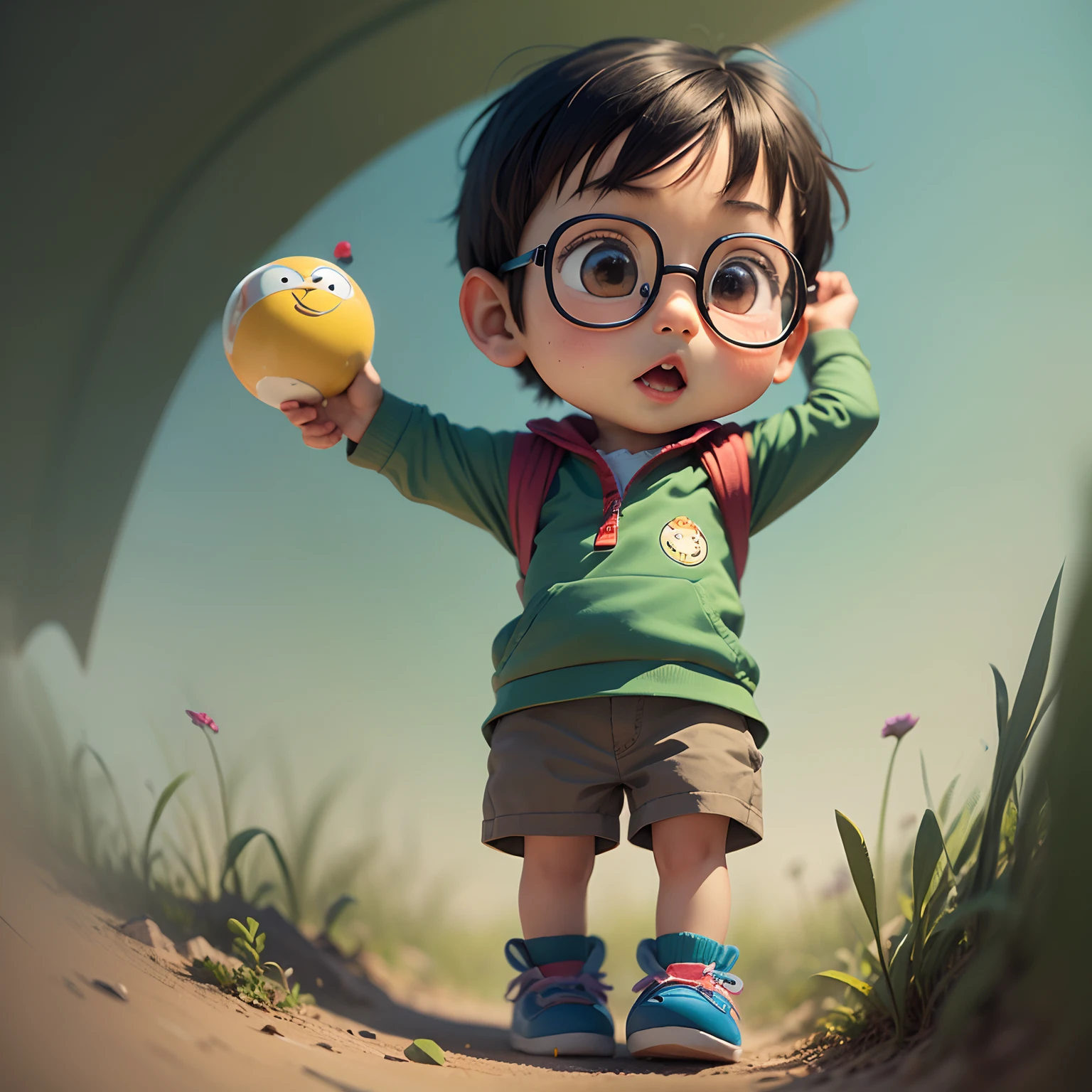 Creat one Kids Cartoon, His name is Nobita,Doraemon