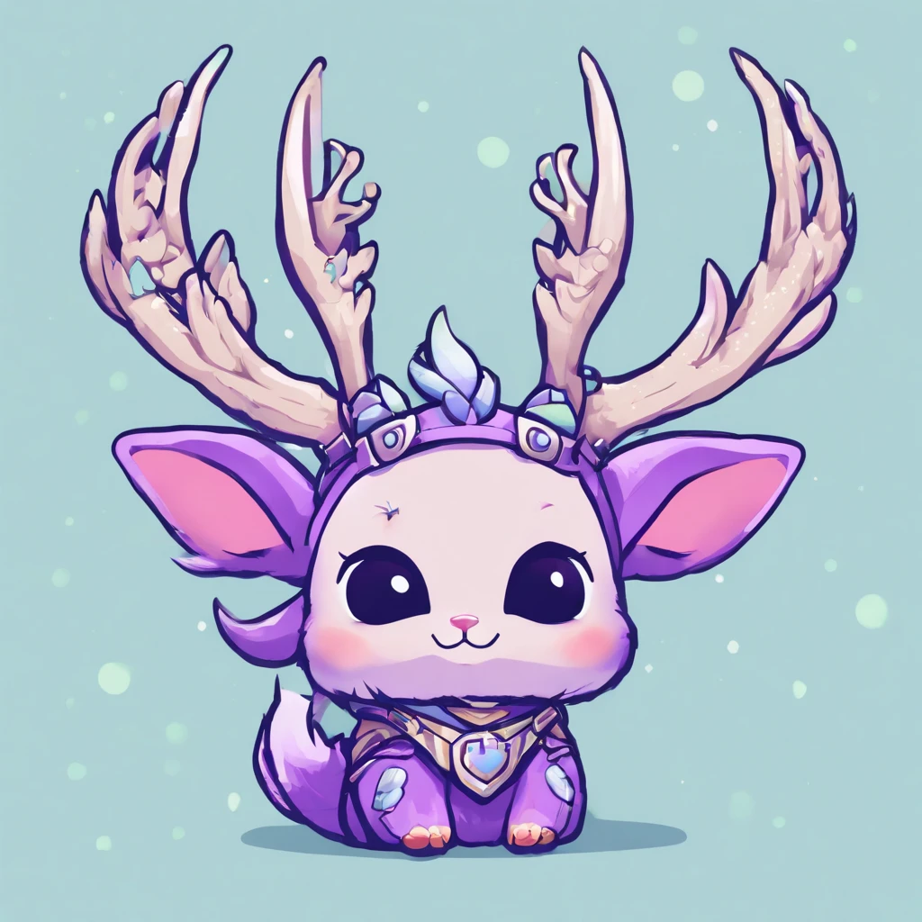 Knight Jackalope, short purple hair, jackalope antlers, dark armor(masterpiece, best quality)