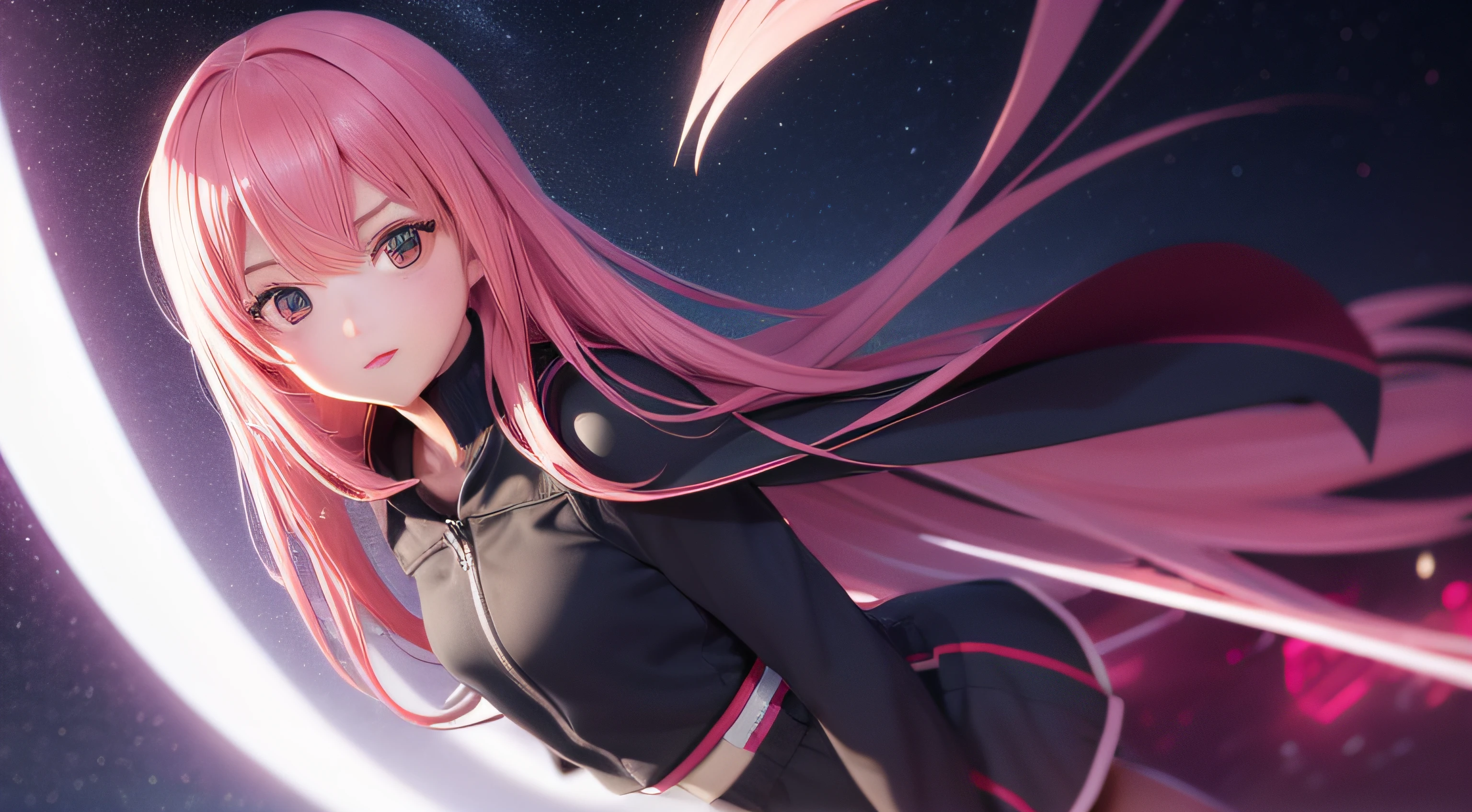 Girl heroine anime, uma jaqueta vermelha e branca, Estilo anime 4K, 4k anime wallpapers, 4k anime wallpapers, papel de parede anime 4k, arte de anime digital detalhada, Melhor Anime 4K Konachan Wallpaper, Anime Art Wallpaper 4K, Anime Art Wallpaper 4K, Anime Art Wallpaper 8K, night core, anime retrato, Estilo anime. 8k