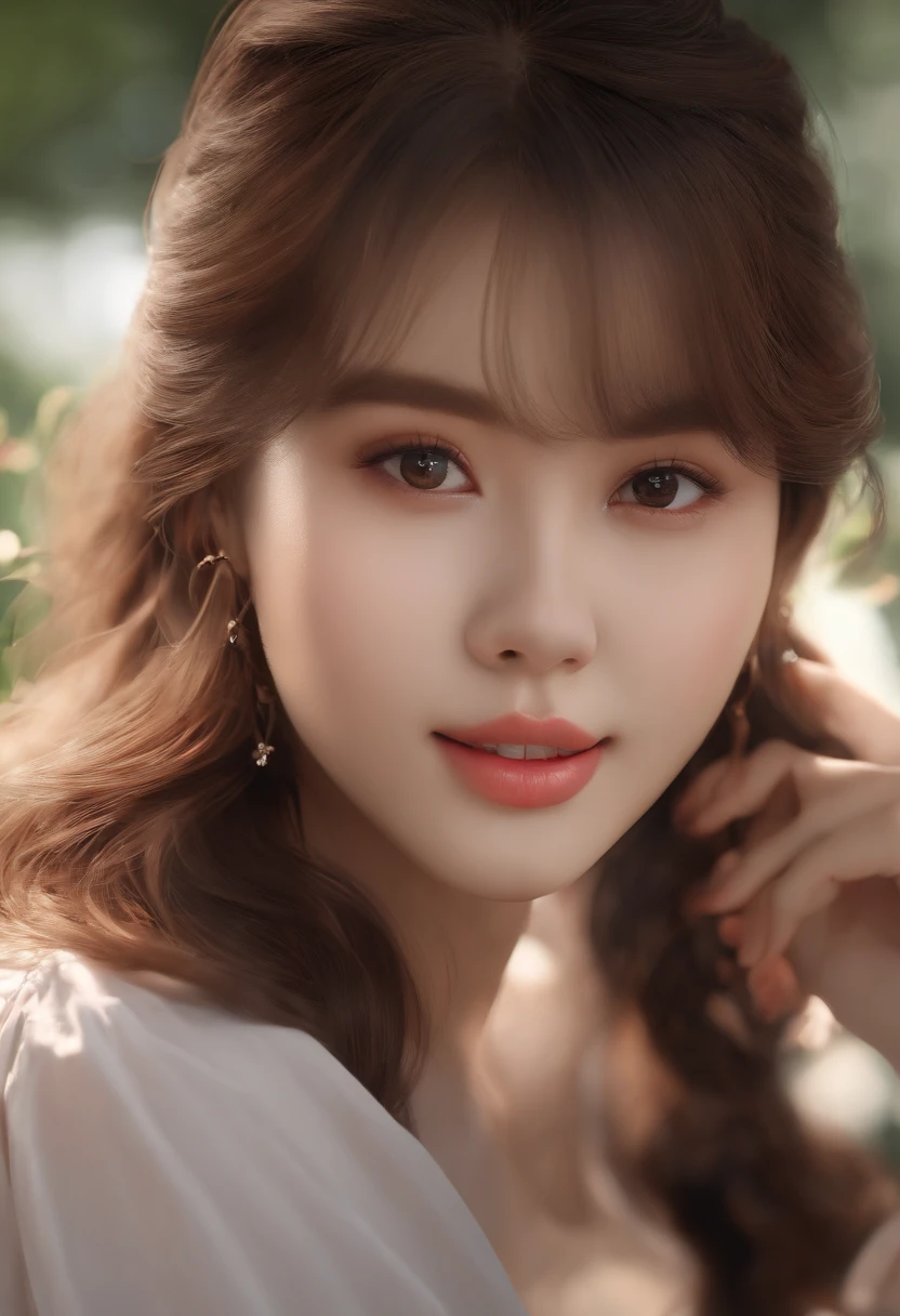 (high quality,4k,8k,highres,masterpiece:1.2),ultra-detailed,(realistic,photorealistic,photo-realistic:1.37),portraits,beautiful detailed eyes,beautiful detailed lips,long hair,uniform, 16 years old girls,girl with long hair in casual dress sitting on a coffee shop, gesture,Mare,professional,vibrant colors,soft lighting,subtle shadows,messy bun,hair strands,buttoned-up shirt,pleated skirt,light breeze,stunning graceful posture,confident expressions,expressive eyes,curvy eyelashes,subtle blushing,sparkling highlights,sharp details,soft skin,precise shading,luminous atmosphere,dynamic composition,realistic rendering,sublime artwork, small rounded eyes, Chinese teen, glossy pink lips, alluring cute smile, show crossed legs, k pop looks