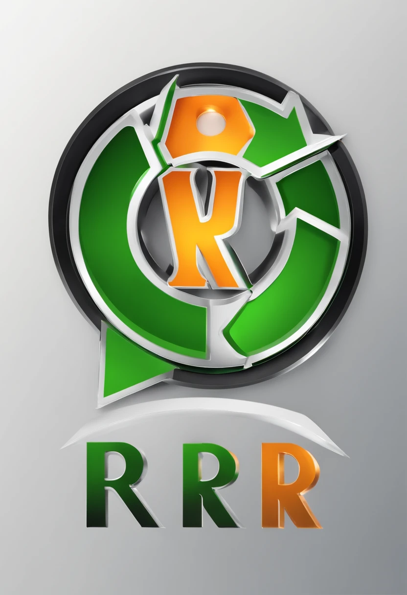 professional logo for Recycling, letter R icon recycling, 8k