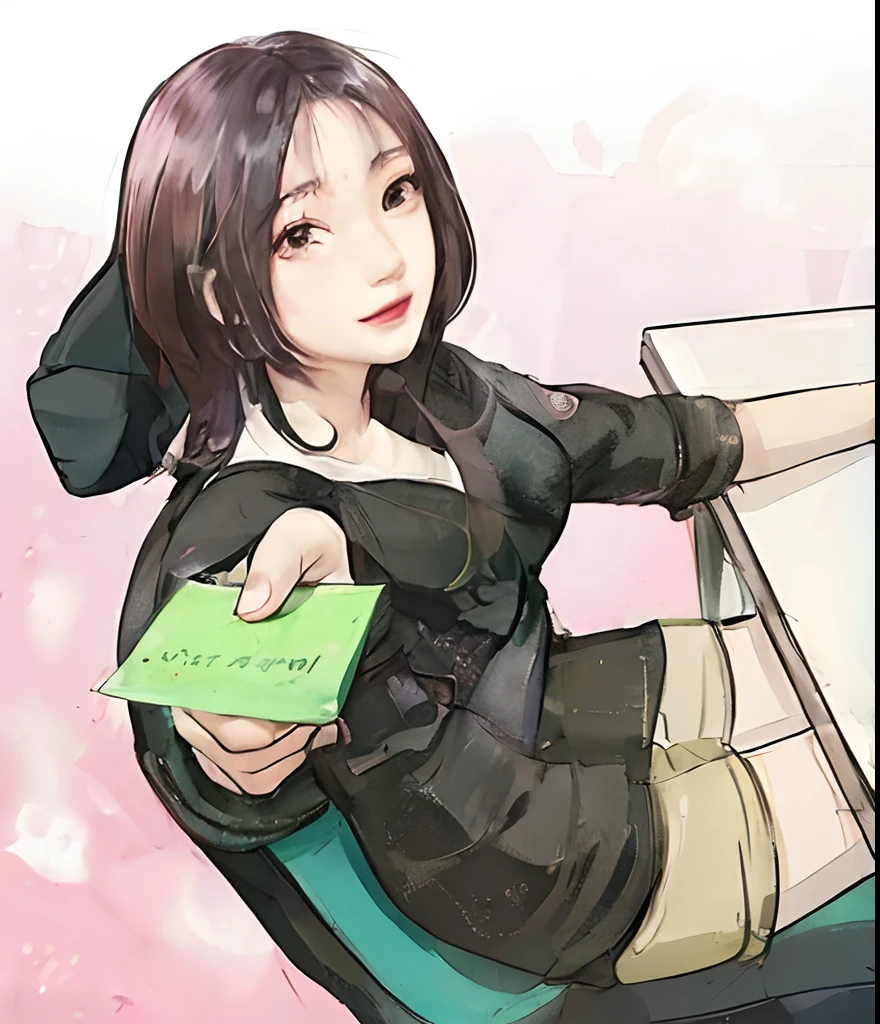 stechu,(white background:1.4), ((tachi-e)), original,(illustration:1.1),(best quality),(masterpiece:1.1),(extremely detailed CG unity 8k wallpaper:1.1), (colorful:0.9),(panorama shot:1.4),(solo:1.2), (ink splashing),(color splashing),((watercolor)), clear sharp focus,{ 1girl standing },((korean style )),flower background,outdoors,rocks, looking at viewer, make happy expressions,soft smile,pure,beautyfull detailed face and eyes,beautyfull intricacy clothing decorative pattern details, black hair,black eyes,colorwater,super big breast,huge breast,(P cup),showing breast