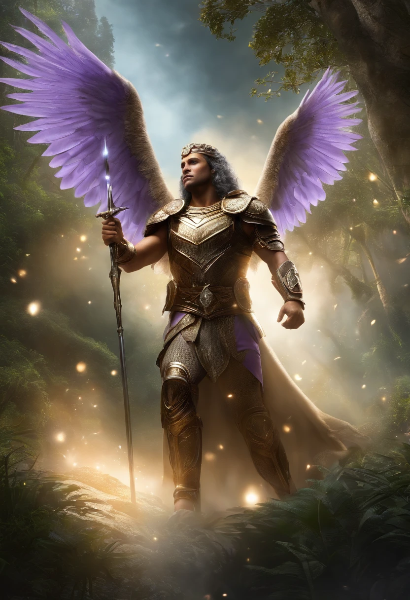 (best quality,4k,8k,Altas,master part:1.2),ultra-detalhado,(Realistic,fotorrealista,photo-realistic:1.37),Silver Amazon jumps into the air to unleash its attack, usa uma armadura de prata. longos cabelos azuis claros fluindo no ar, Gleaming cosmos coming out of hands, Noite, starly sky, estrelas brilhantes iluminando a cena, magical aura, Soft sparkles emanating from the Amazon, dynamic pose, salto no ar, conveying a sense of power and determination, cores vibrantes, armadura toda prateada detalhada e intrincada, estilo realista, Emphasis on the Amazon and its action, Olhos bonitos e detalhados, nariz, and lips, adding a touch of delicacy to your appearance, lighting highlighting the central figure, projetando sombras suaves ao seu redor. Olhos grandes, being a lilac and a turquoise. A armadura protege o corpo, as in Knights of the Zodiac. Wears lilac leggings.