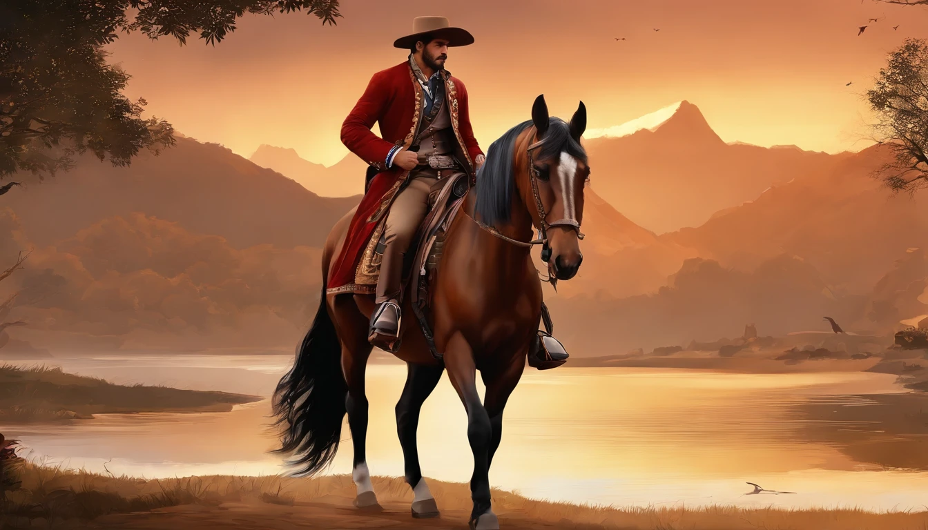 Gaucho, para colorir, Animes, hd