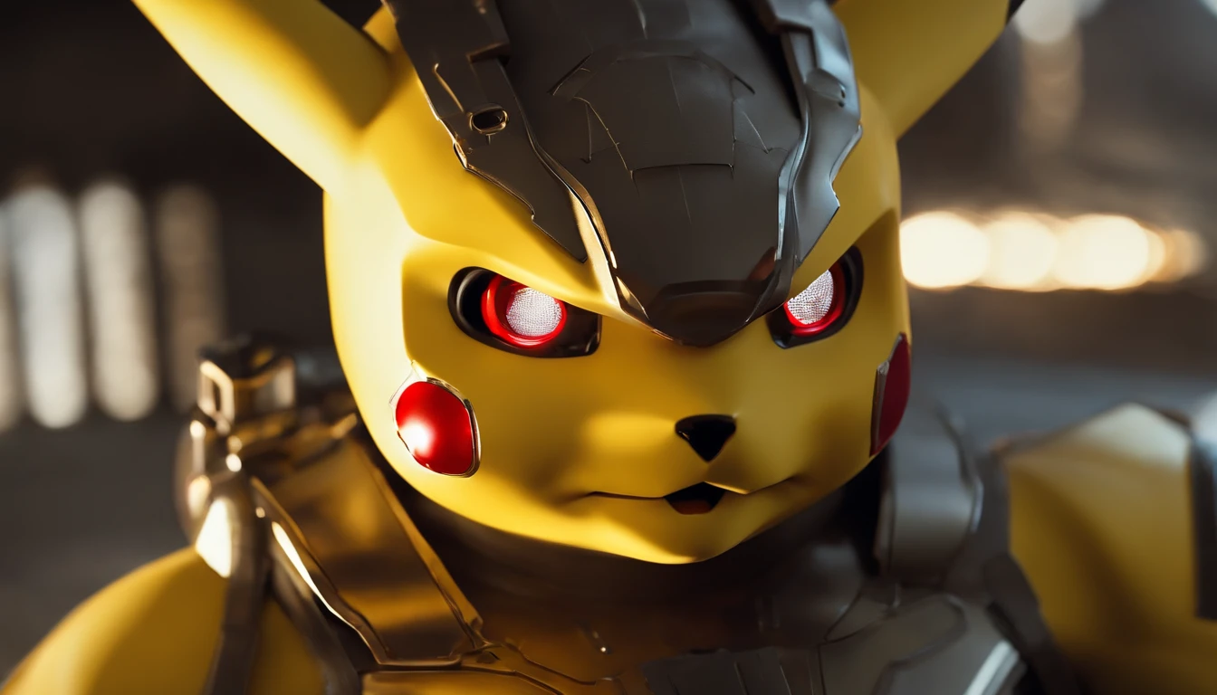 pikachu com armadura de ferro, mark 43, hd