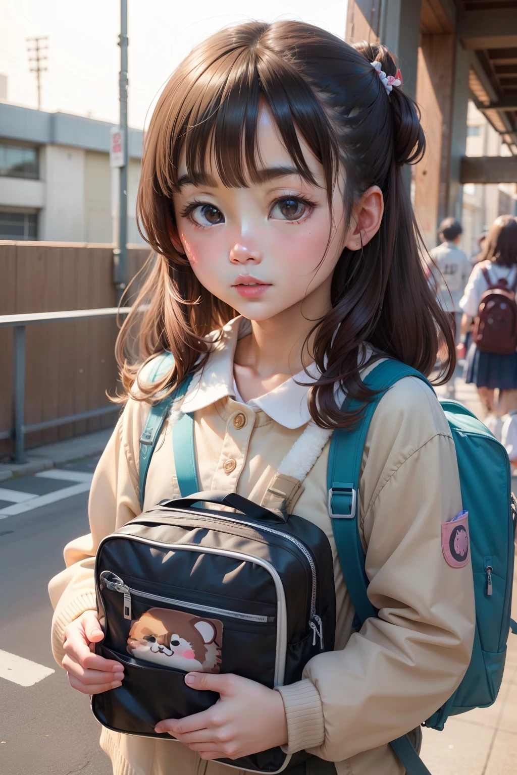Chewy、kawaii、Round Faced、Elementary school girls