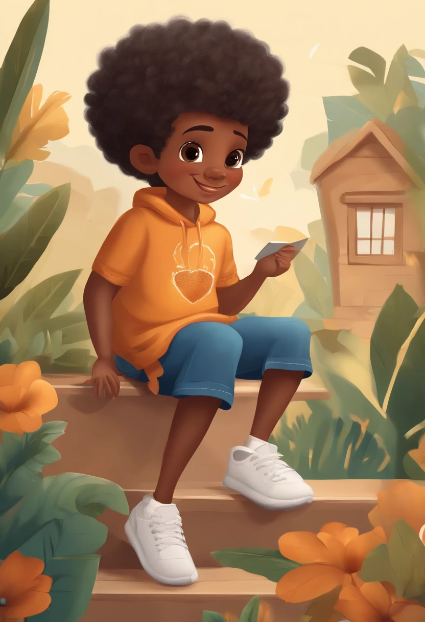 imagem menino 6 anos idade, cabelos pretos, roupa azul, sneaker, mochila escolar, observa sabia coruja, numa cidade feliz das letras, Bela, Arte infantil em Artstation, mobile game art, arte digital detalhada bonito,
illustration of children's books, painting digital adorable, arte de fundo, colorful kids book illustration,
illustration for children, illustration of children's books, 2d illustration, 2d illustration, 2d matte illustration,
a beautiful artwork illustration, pintura digital dos desenhos animados, (master part, melhor qualidade, alta qualidade:1.4),
(master part, qualidade superior, melhor qualidade, Beautiful and Aesthetic:1.2), extremamente detalhado, Colouring,
mais alto detalhado em ultra detalhado,(melhor qualidade:0.8),